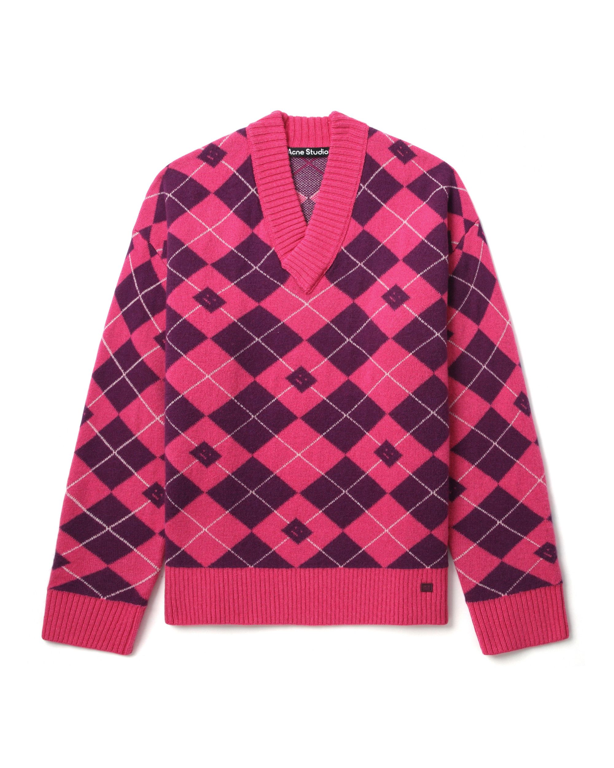 Acne Studios Acne Studios Face Jacquard Knitwear Size S / US 4 / IT 40 - 1 Thumbnail