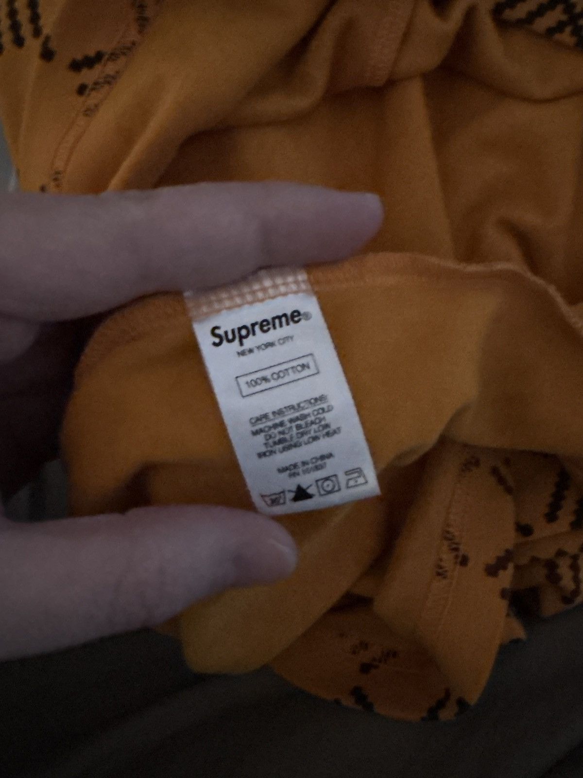 Supreme Supreme Motif L/S Top (FW 18) Size US L / EU 52-54 / 3 - 7 Thumbnail