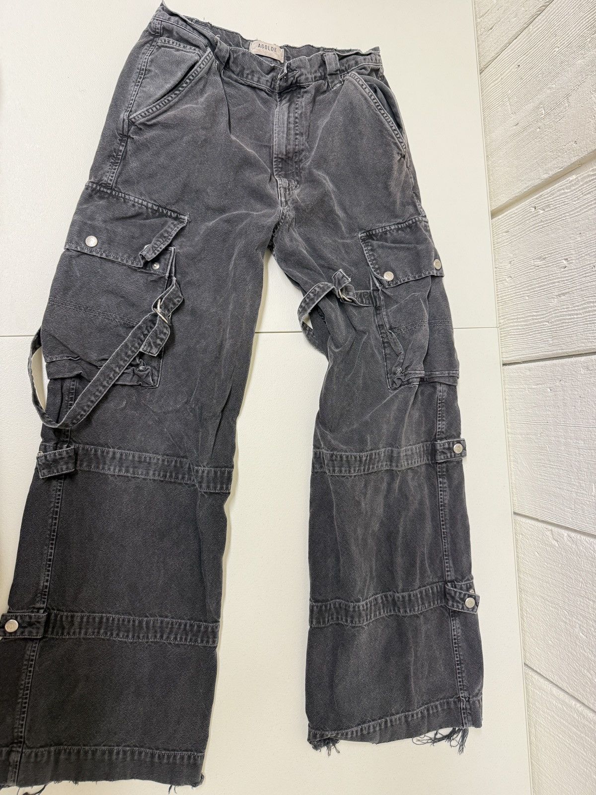 Agolde AGOLDE BAGGY BLACK JEANS Size US 28 / EU 44 - 2 Thumbnail