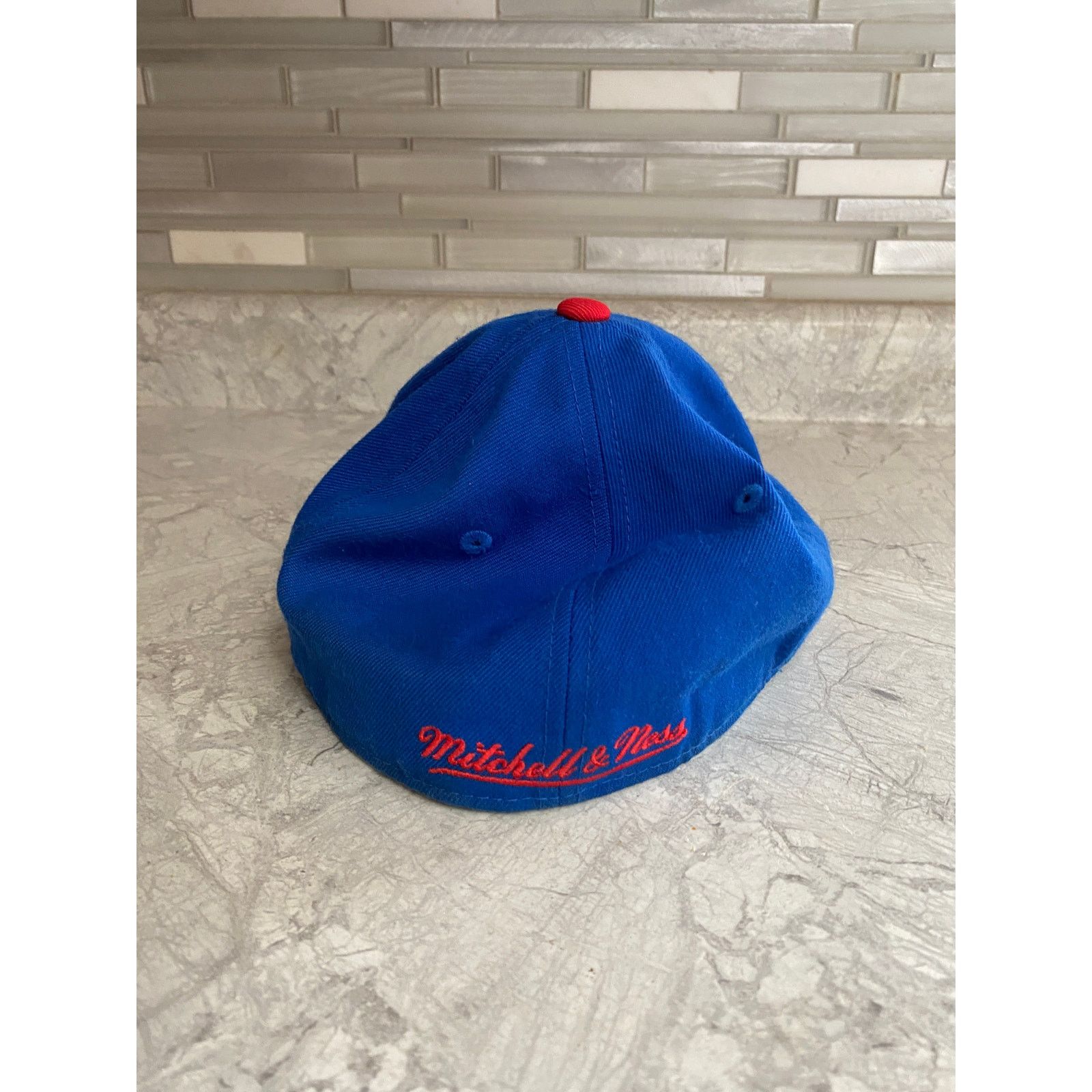 Mitchell & Ness New York Giants Mitchell & Ness Fitted Hat Size 7 3/8 Size ONE SIZE - 5 Thumbnail