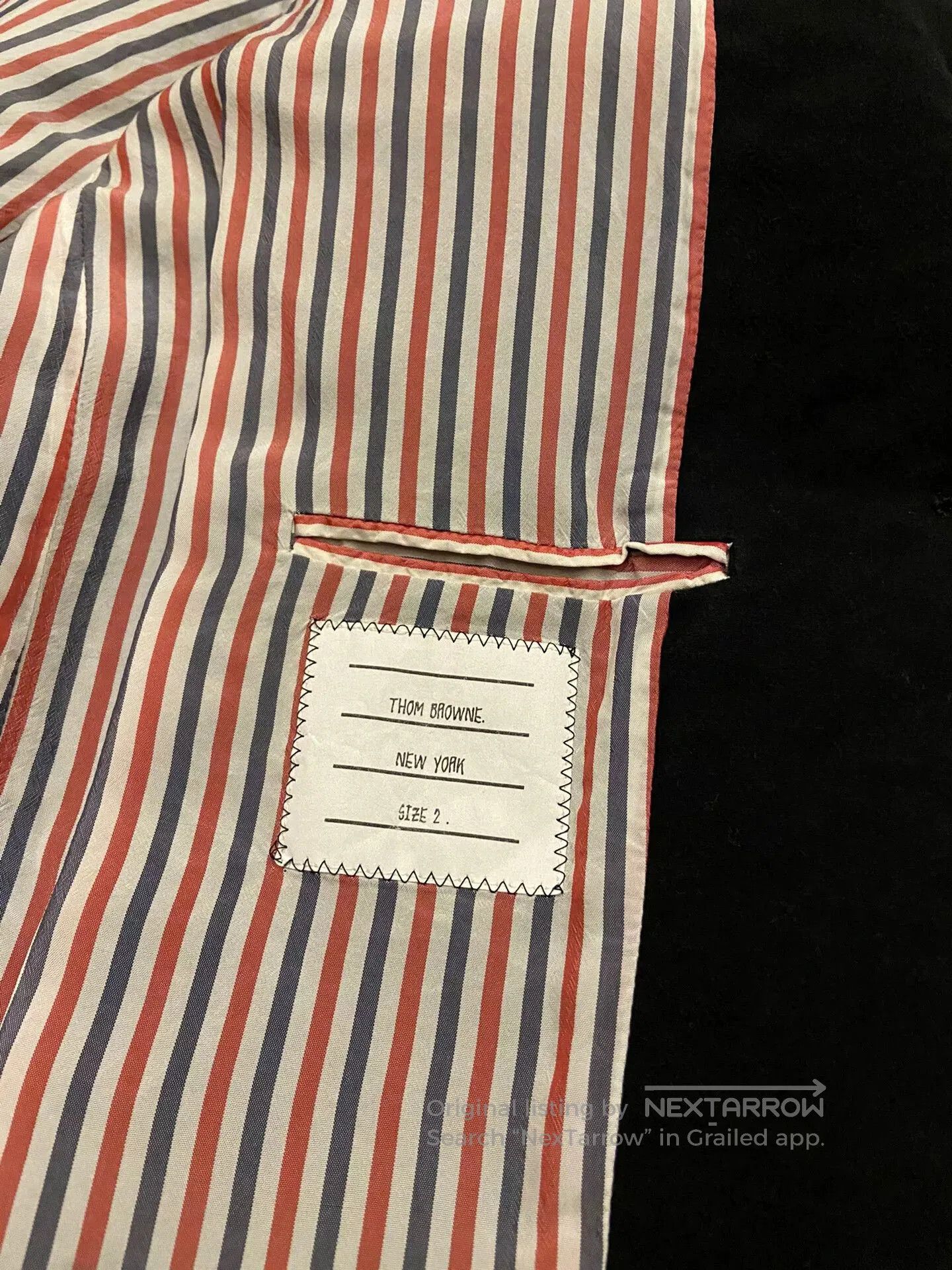 Thom Browne thom browne black tailored blazer with edging. Size US M / EU 48-50 / 2 - 6 Thumbnail