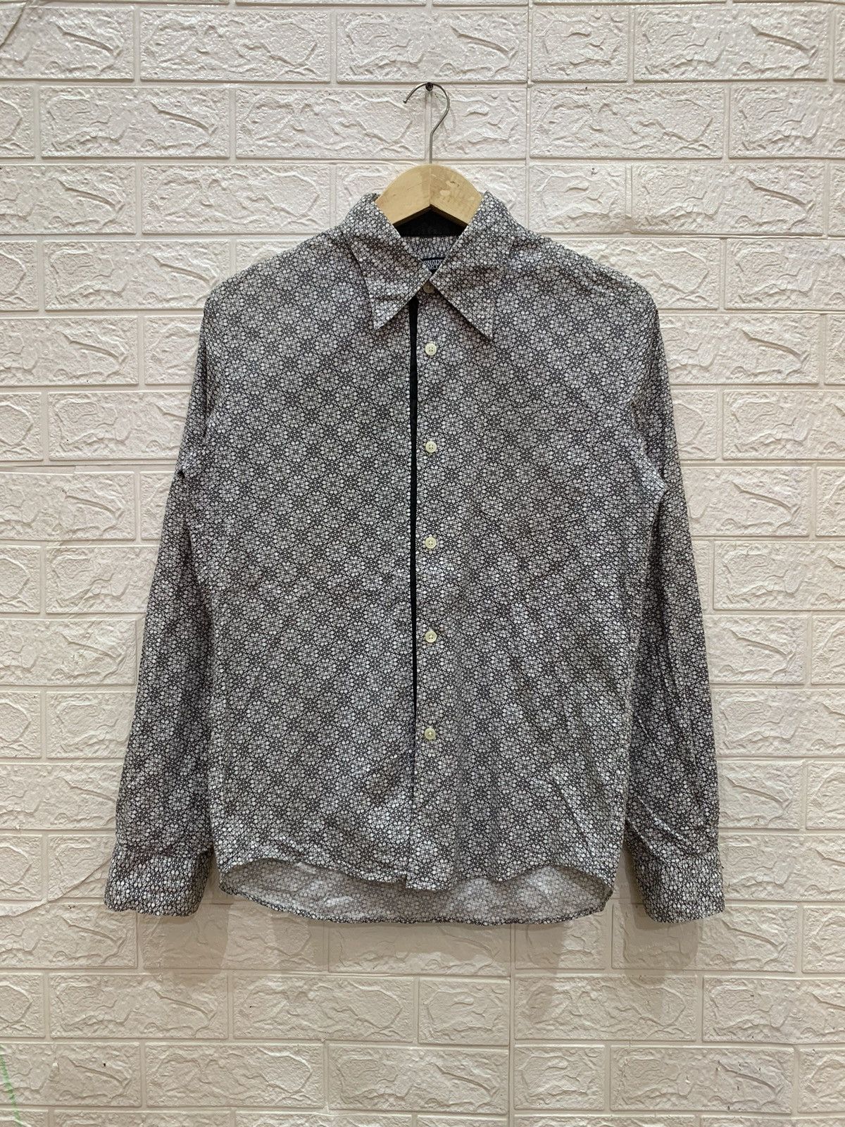Tornado Mart × Vintage TORNADO MART GEOMETRIC BUTTON UP SHIRT Size US M / EU 48-50 / 2 - 2 Thumbnail