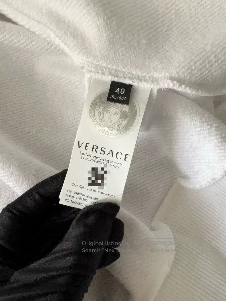 Versace Versace Zippered hooded sweatshirt with rainbow convoluted Size XS / US 0-2 / IT 36-38 - 7 Thumbnail