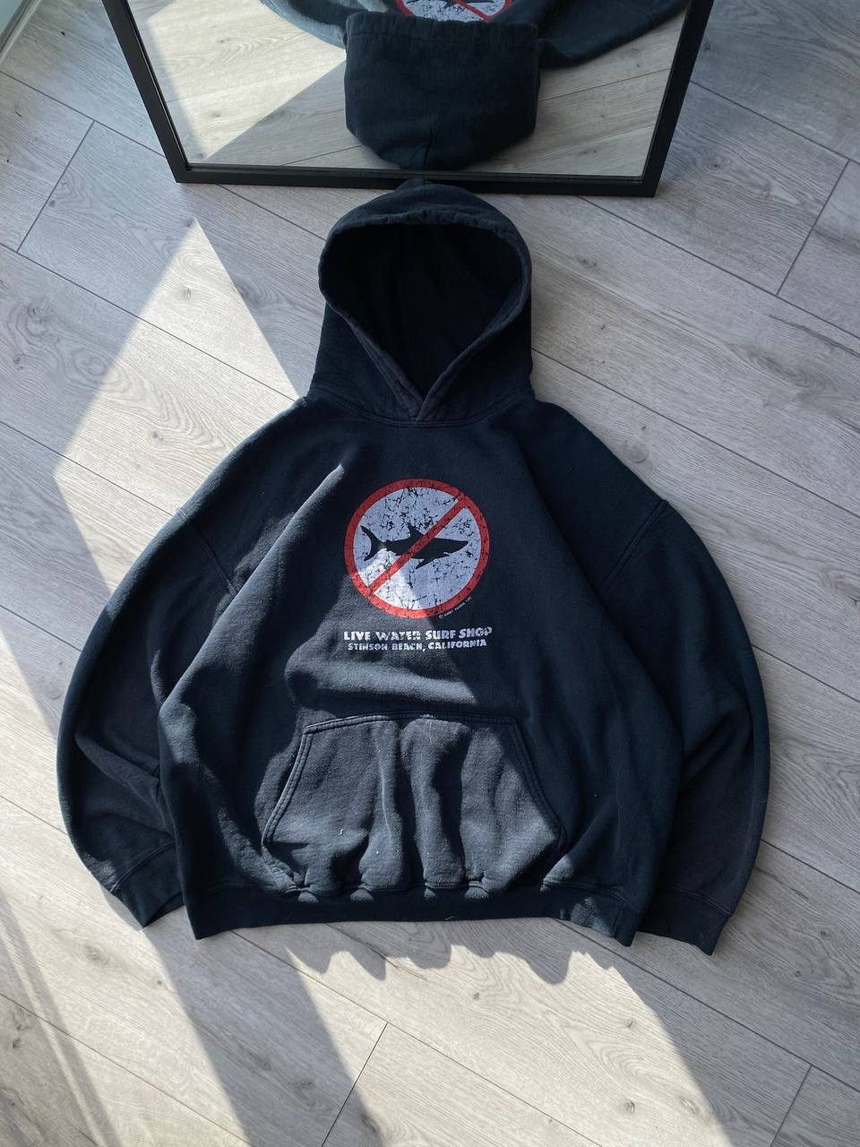 Vintage 1981 Kirby Ferris Surf Boxy Hoodie Y2K