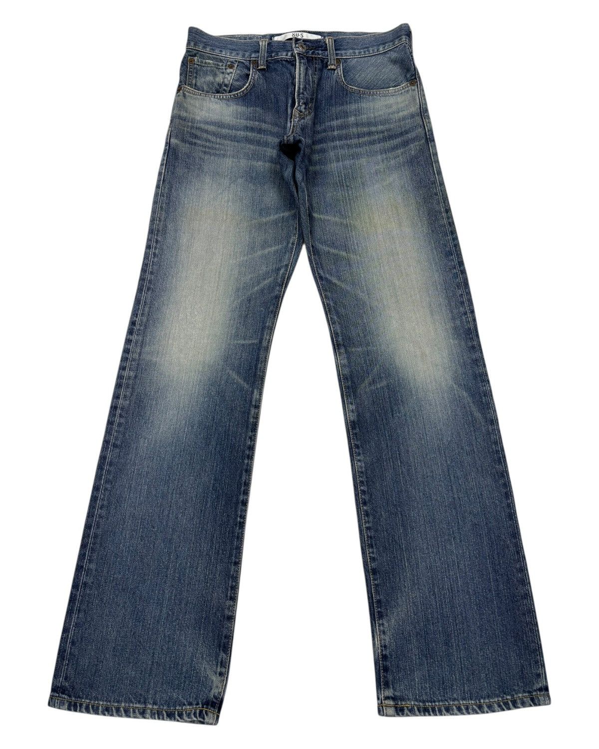 Kapital Edwin XV-S Claw Mark Japan Distressed Denim Jeans Size US 31 - 1 Thumbnail