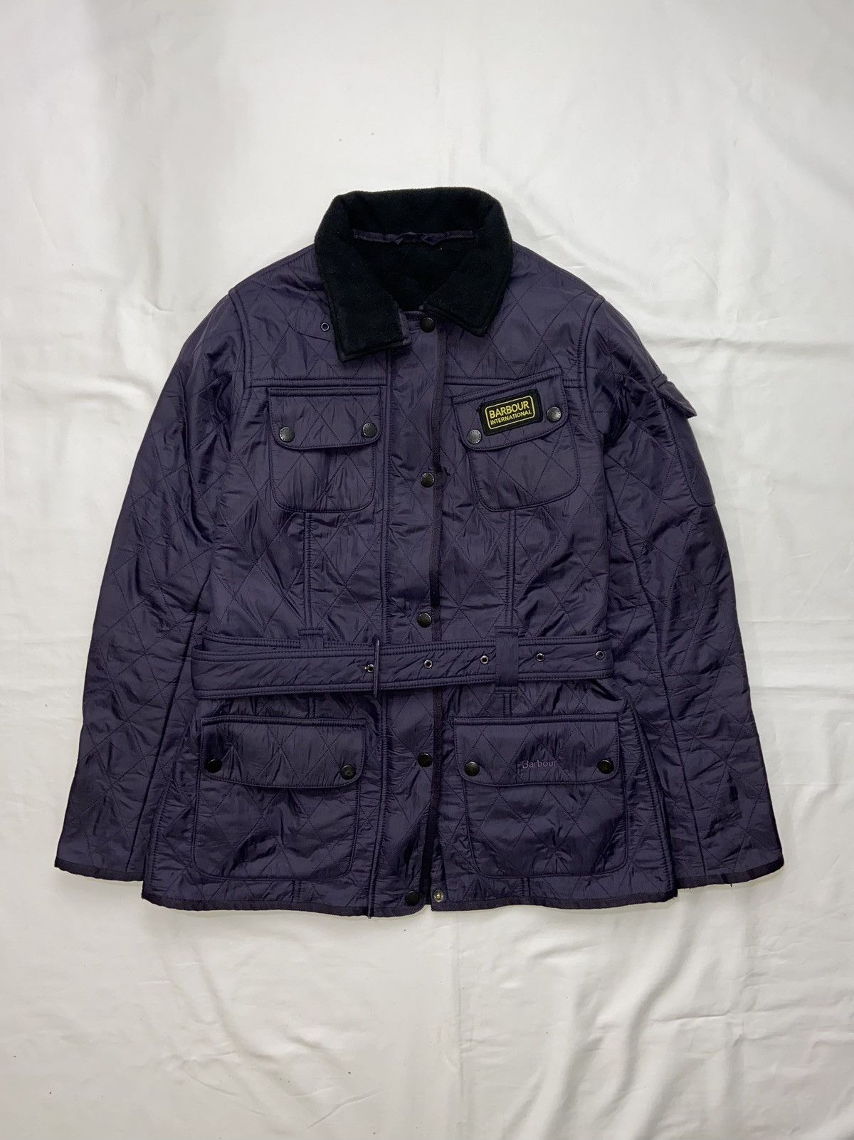 Barbour × Vintage VINTAGE WOMENS BARBOUR INTERNATIONAL JACKET PUFFER LUXURY Size M / US 6-8 / IT 42-44 - 1 Thumbnail