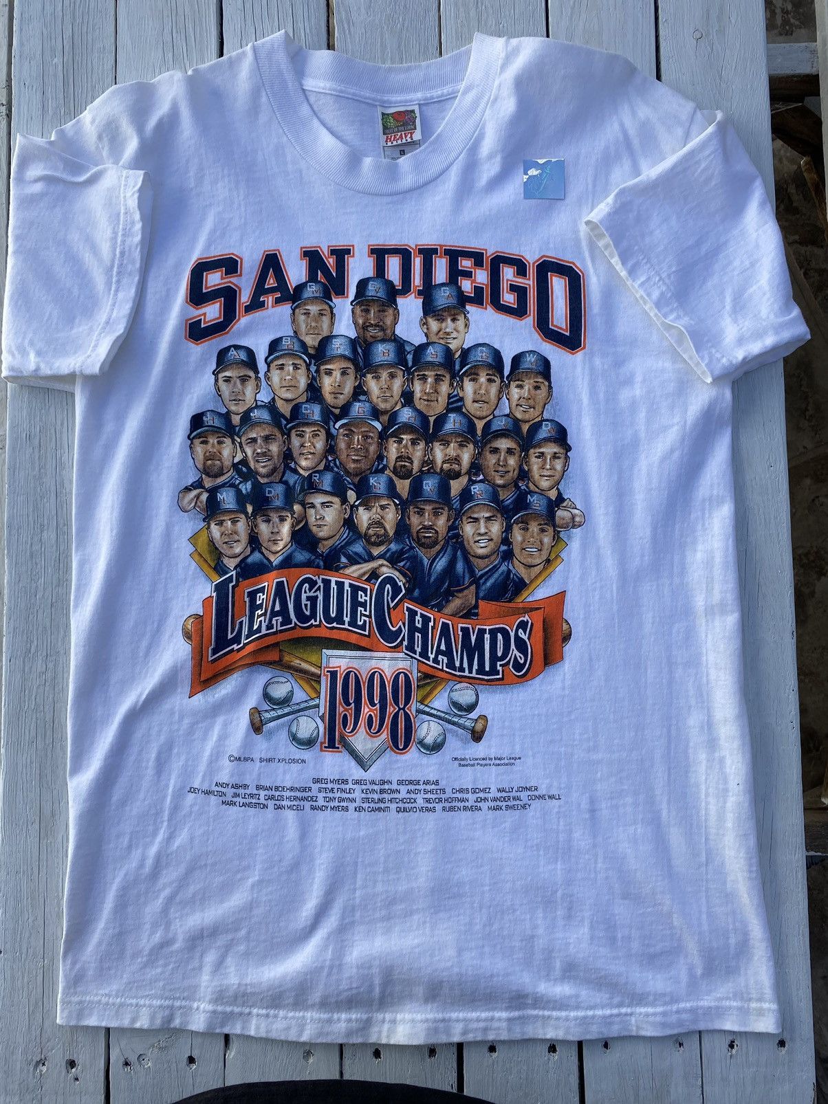 Vintage MLB San Diego Padres 1998 Size US L / EU 52-54 / 3 - 1 Thumbnail