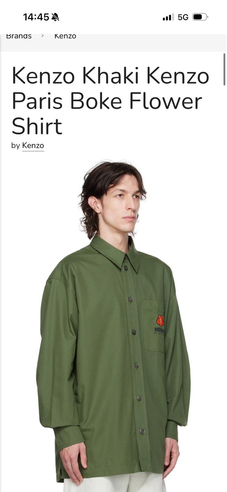 Kenzo KENZO shirt sz xs oversized See Tape MEASUREMENTS IN PHOTOS Size US XS / EU 42 / 0 - 22 Thumbnail