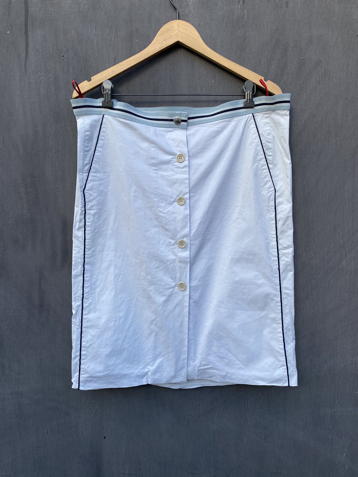 Prada × Vintage Prada Vintage cotton Skirt size 46 made in italy Size 32" / US 10 / IT 46 - 2 Thumbnail