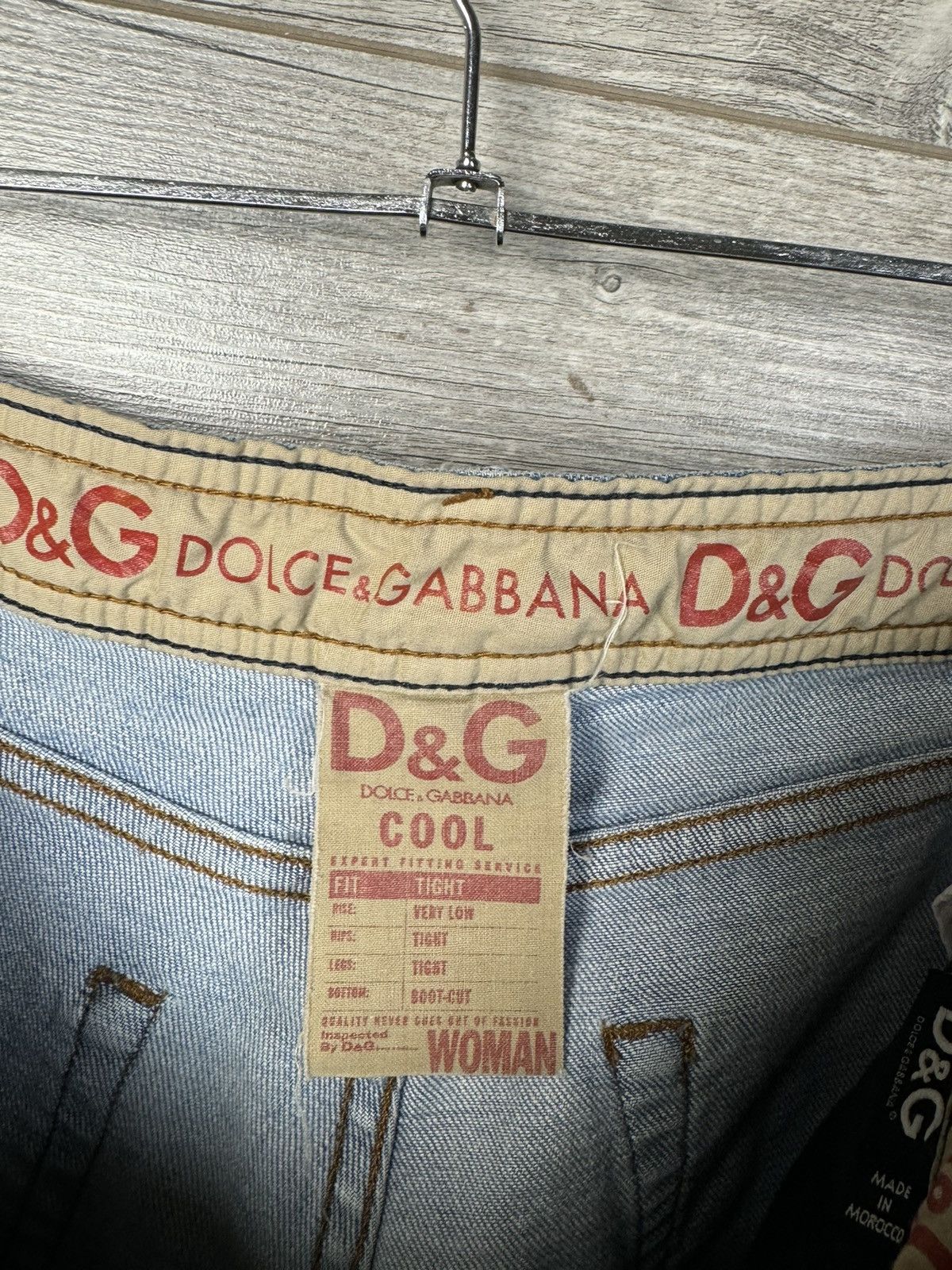 Dolce & Gabbana Dolce Gabbana D&G Vintage Womans Jeans Luxury size 28 Size 28" / US 6 / IT 42 - 15 Thumbnail