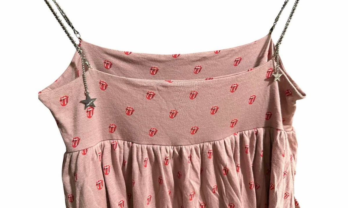 Hysteric Glamour × The Rolling Stones 🔥Rare Vintage HG X Rolling Stones Camisole Chain Sling 200r Size S / US 4 / IT 40 - 5 Thumbnail