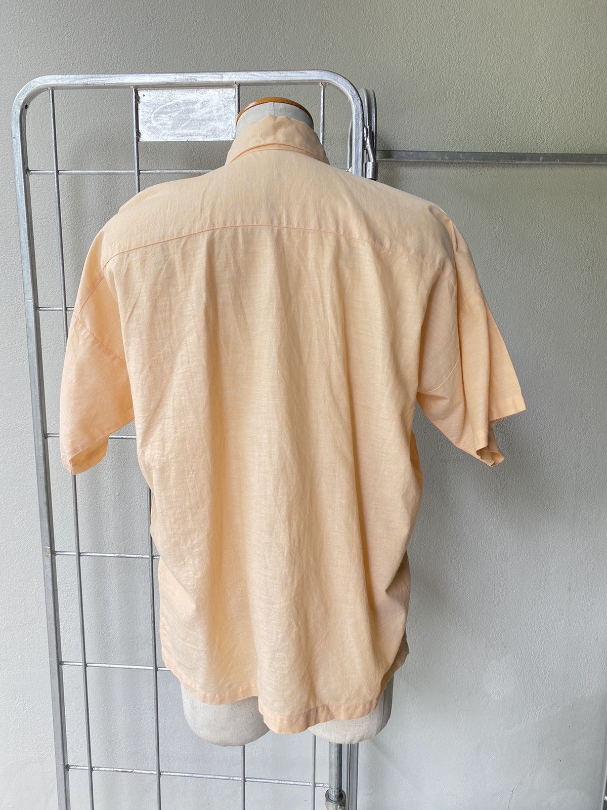 Designer NORMA KAMALI Vintage Peach Button-Up Shirt Size US XL / EU 56 / 4 - 12 Thumbnail