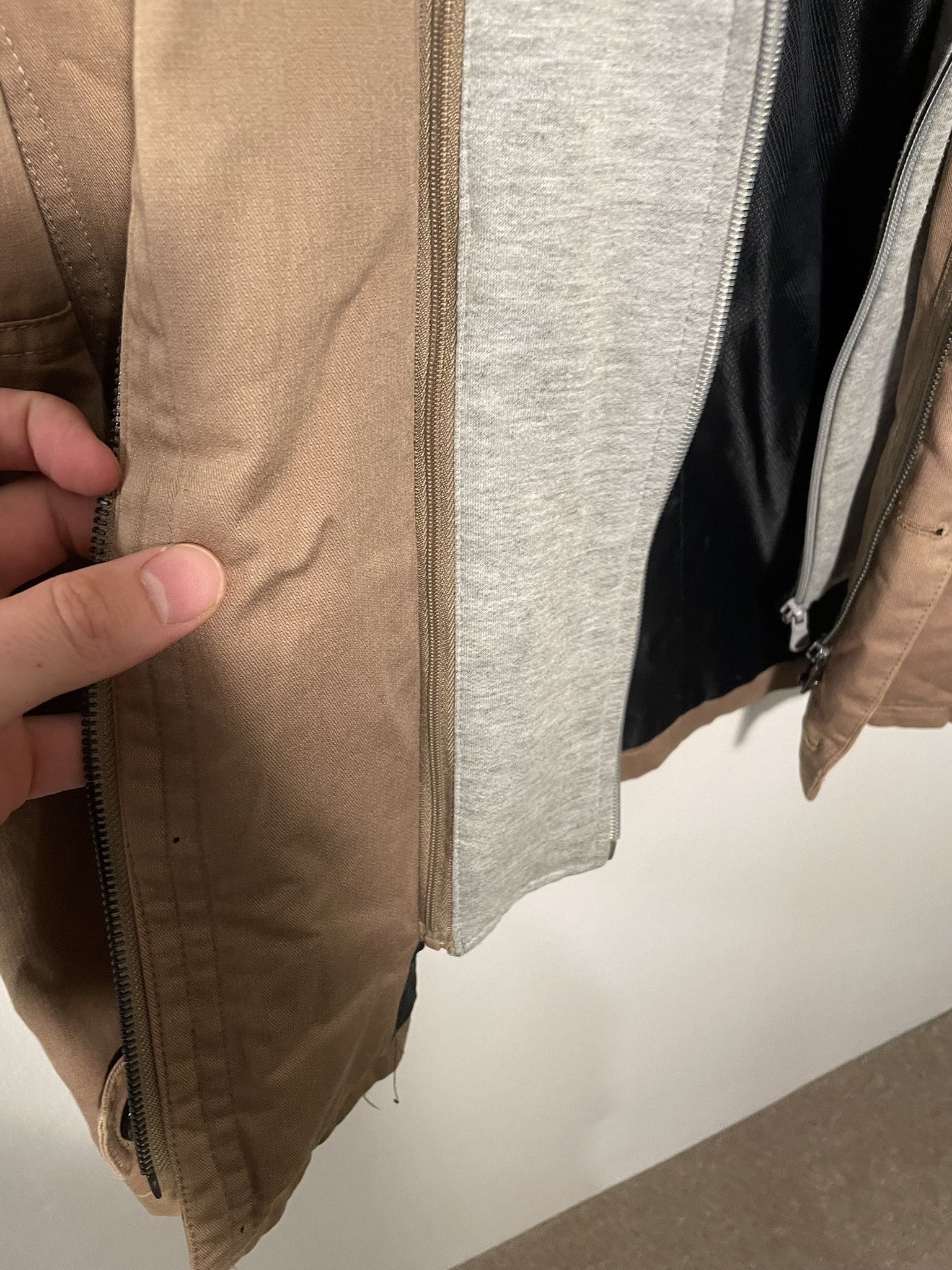 Other Politix jacket, beige with removable hoodie Size US M / EU 48-50 / 2 - 7 Thumbnail