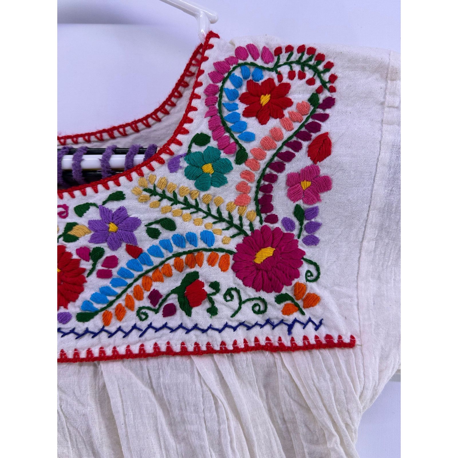 & Other Stories Hand Embroidered White Cotton Top Size Small Size S / US 4 / IT 40 - 3 Thumbnail