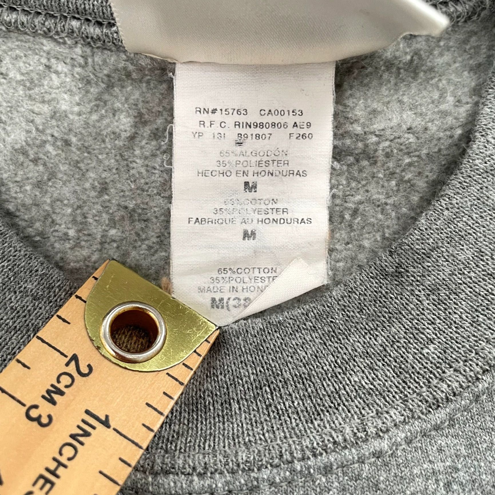 Hanes VINTAGE Hanes Emerald Isle Pullover Sweatshirt Adult Medium Gray Surfing Beach Retro Mens M Size US M / EU 48-50 / 2 - 6 Thumbnail