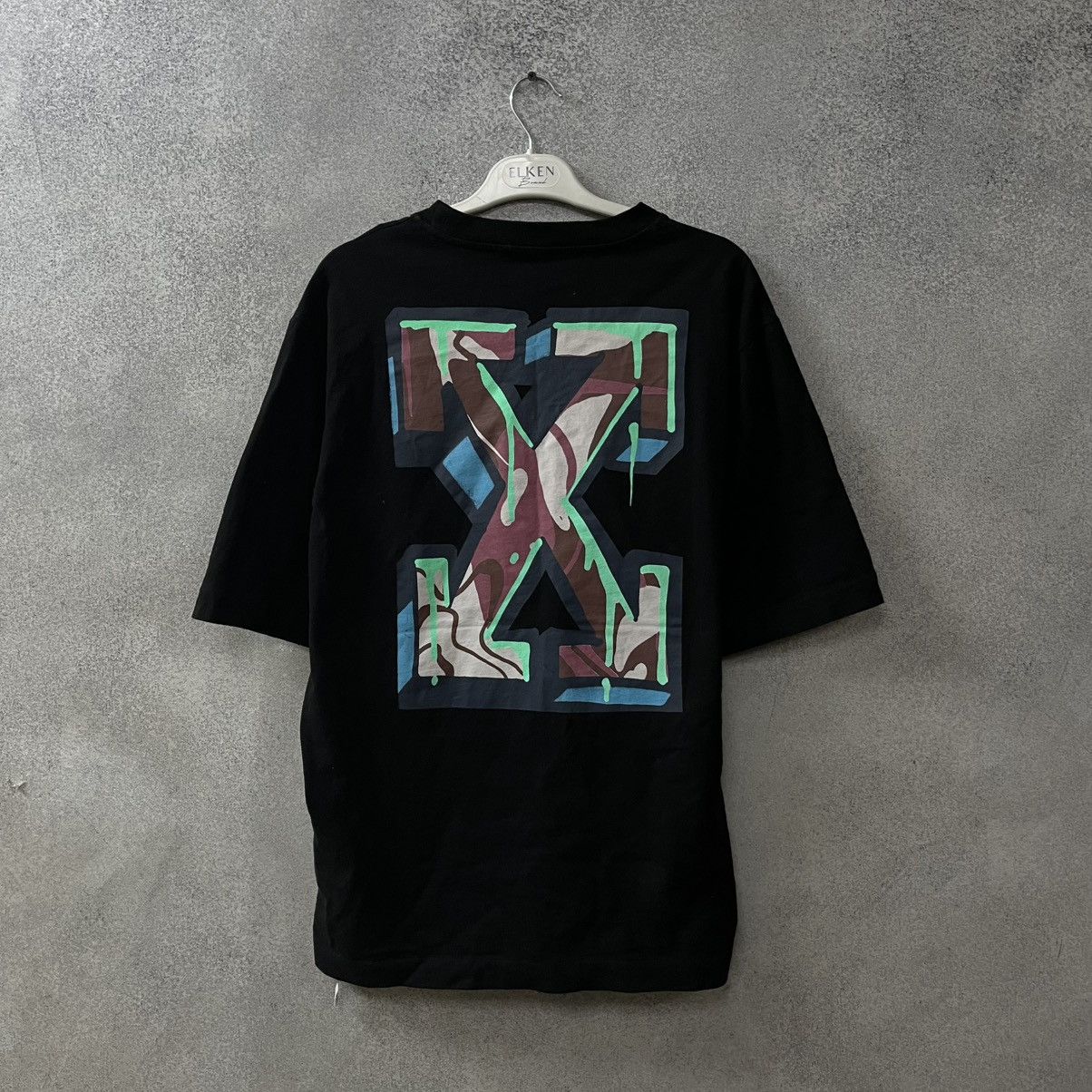 Off-White Off White T-shirt Big Logo Black Size US M / EU 48-50 / 2 - 1 Thumbnail