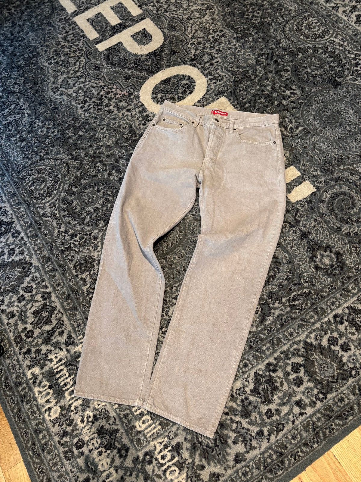 Supreme Supreme Gray Pants 32 Size US 32 / EU 48 - 1 Thumbnail