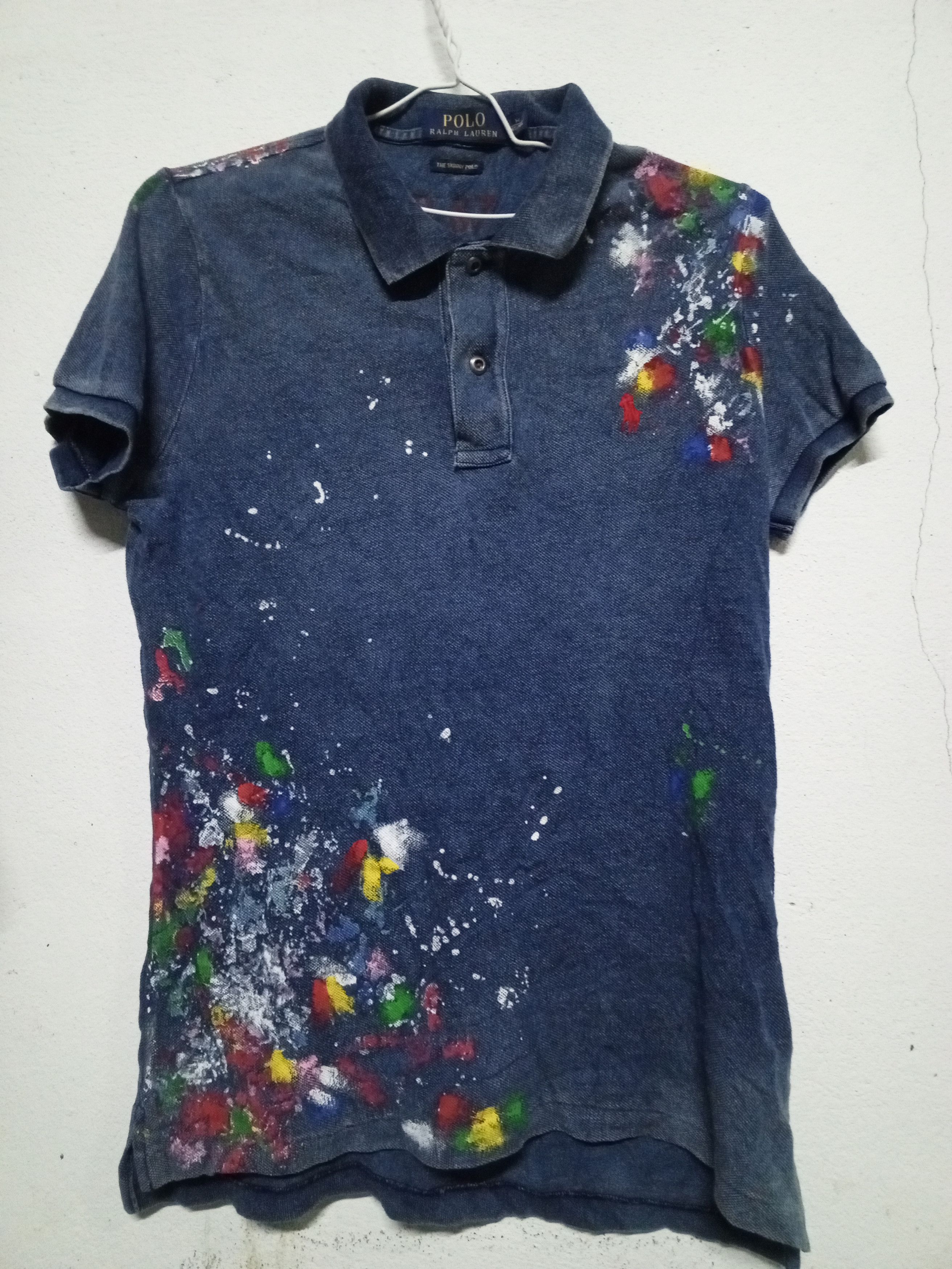 Polo Ralph Lauren RL SKINNY POLO R-67 MULTICOLOR RARE Size XS / US 0-2 / IT 36-38 - 1 Thumbnail
