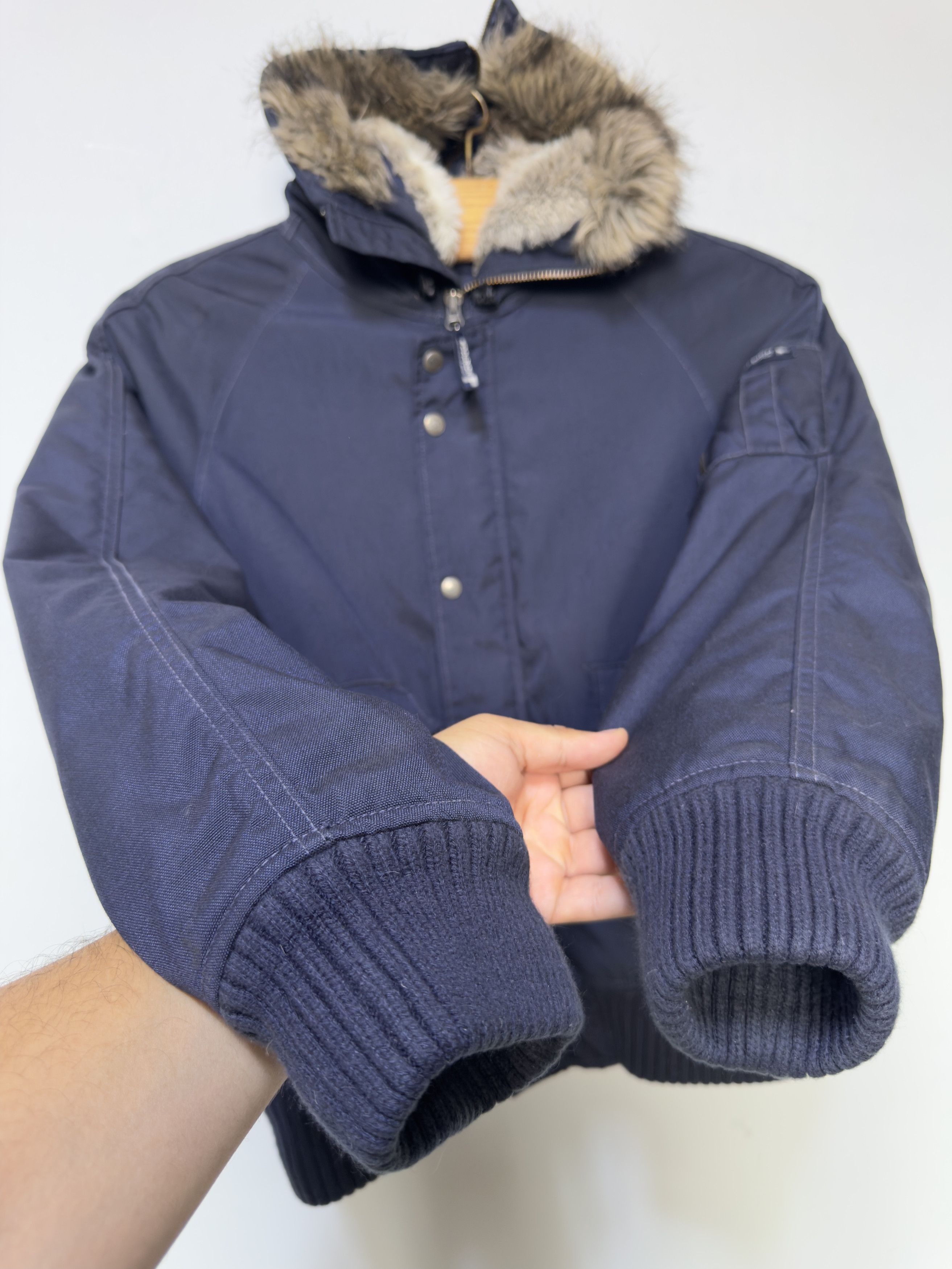 Woolrich Woolen Mills 🔥 bomber jacket puffer hooded fur size M Size US M / EU 48-50 / 2 - 2 Thumbnail