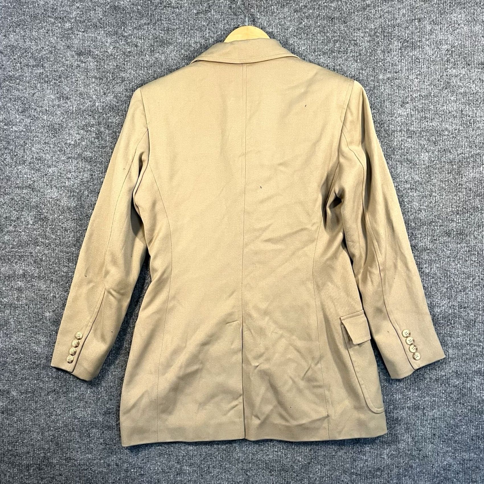 Ralph Lauren VINTAGE Ralph Lauren Blazer Women Sz 8 Cream Wool Union Made In USA Office Size M / US 6-8 / IT 42-44 - 7 Thumbnail