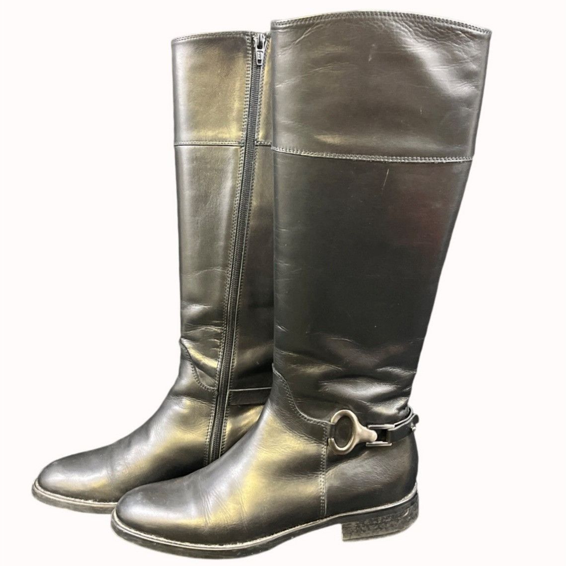 Other Lavorazione Artigiana Women's Black Riding Boots/Knee High S Size US 6 / IT 36 - 3 Thumbnail