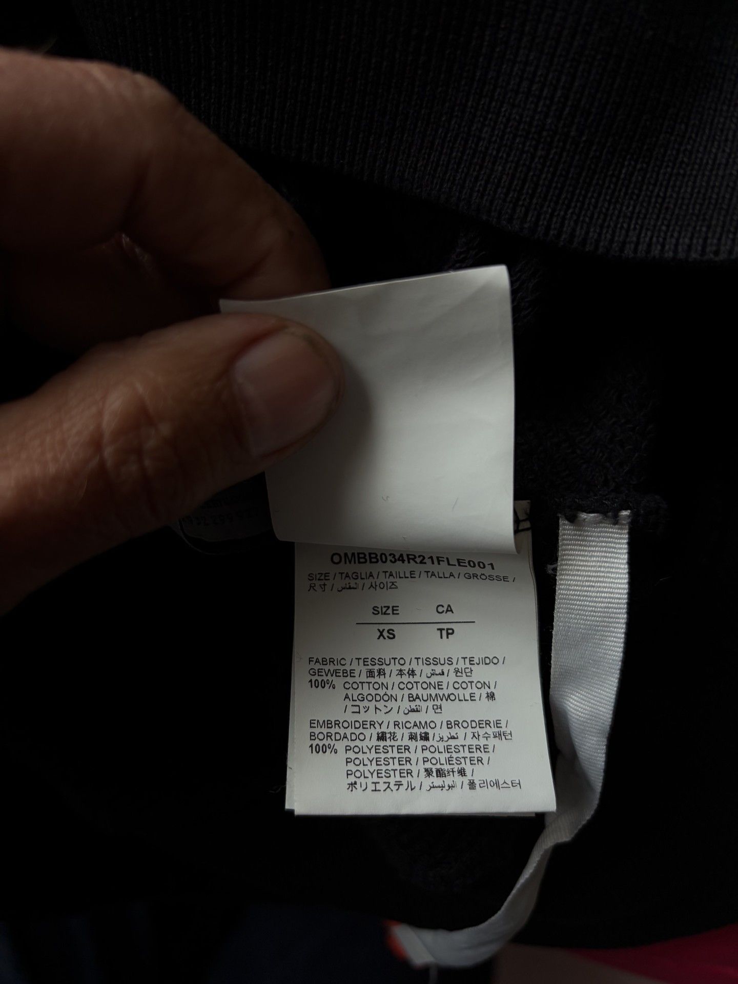 Off-White Black vcotton Off-White hoody Size US XS / EU 42 / 0 - 5 Thumbnail