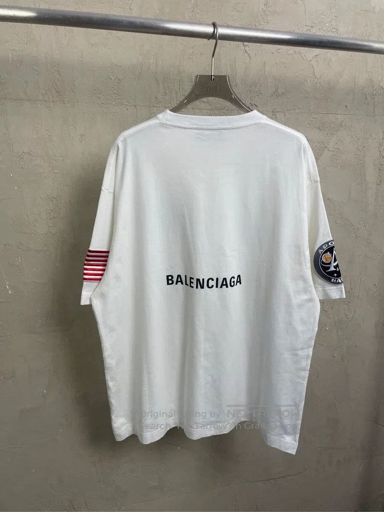 Balenciaga Balenciaga Embroidered Logo Small Logo Short Sleeve T-Shir Size US XS / EU 42 / 0 - 3 Thumbnail