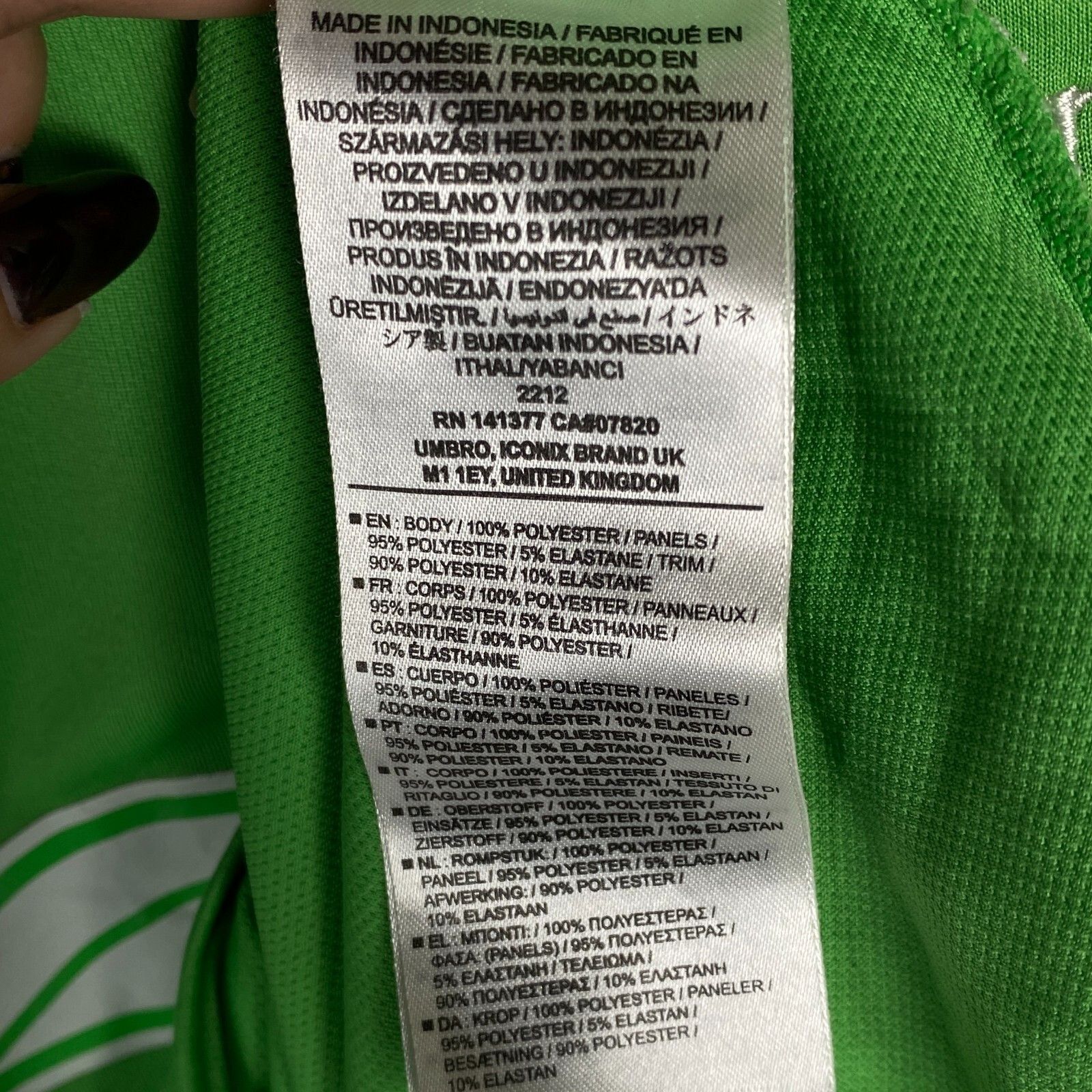 Umbro Umbro Ireland Soccer Jersey Men's Size M Green ` Size US M / EU 48-50 / 2 - 5 Thumbnail