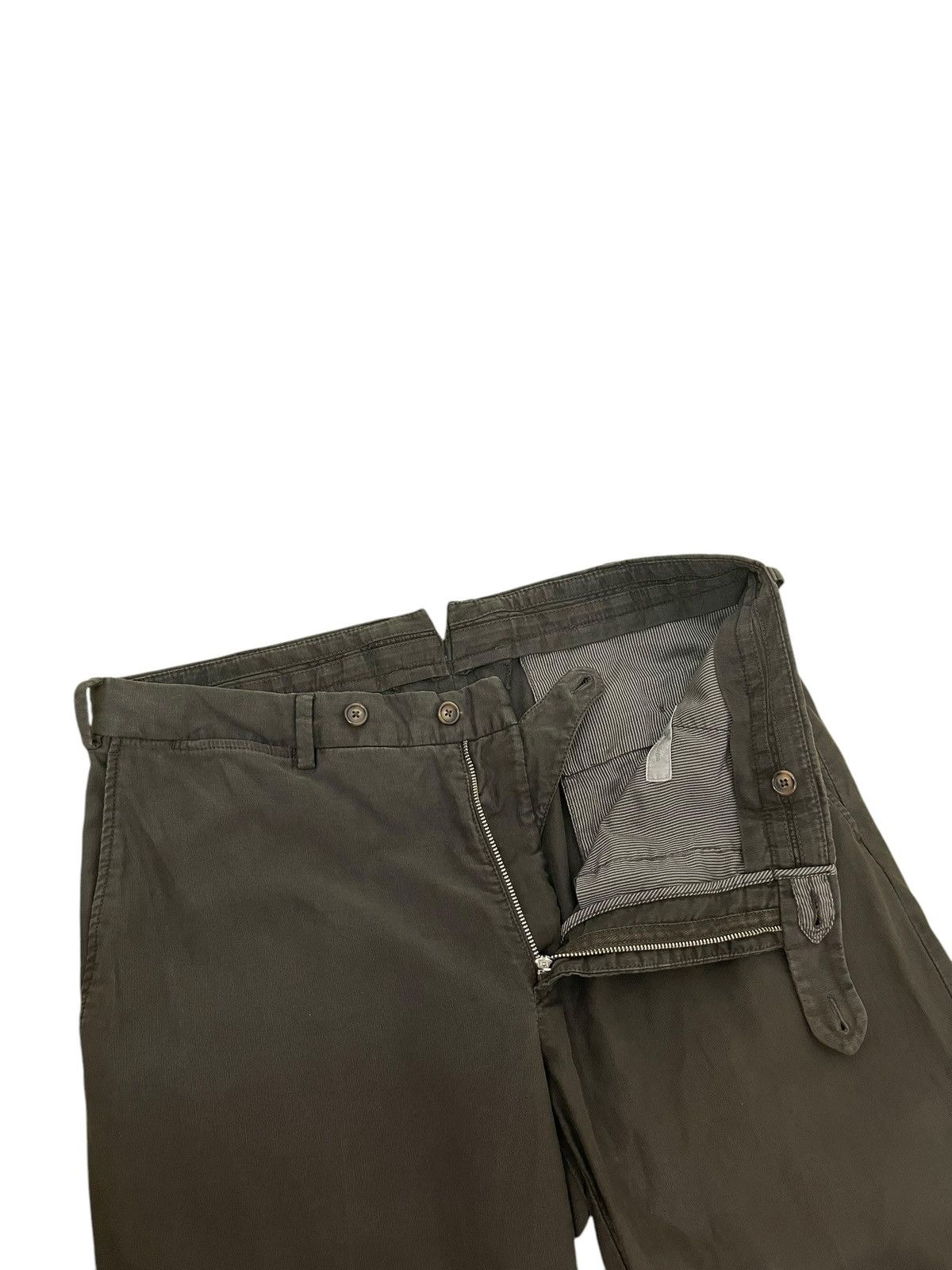 Comme des Garcons Khaki Pant Ermenegildo Zegna Relax Fit 1🟦3 Size US 35 - 7 Thumbnail
