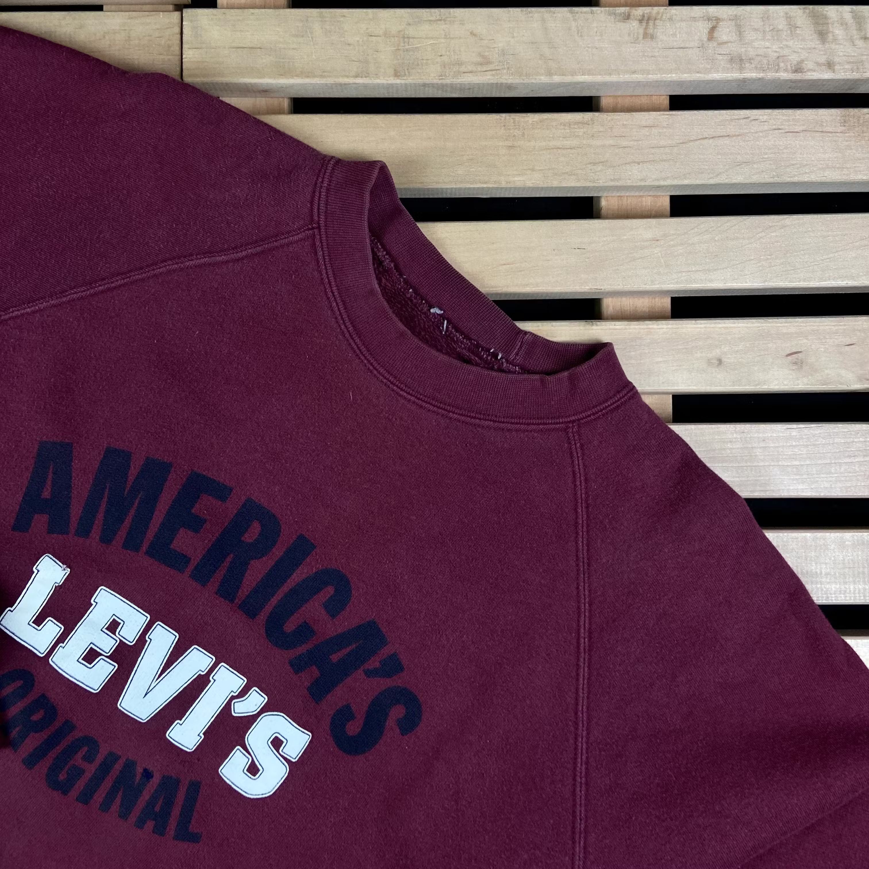 Levi's × Levi's Vintage Clothing × Vintage Mens Sweatshirt Levis Vintage Big Print Size L Size US L / EU 52-54 / 3 - 2 Thumbnail