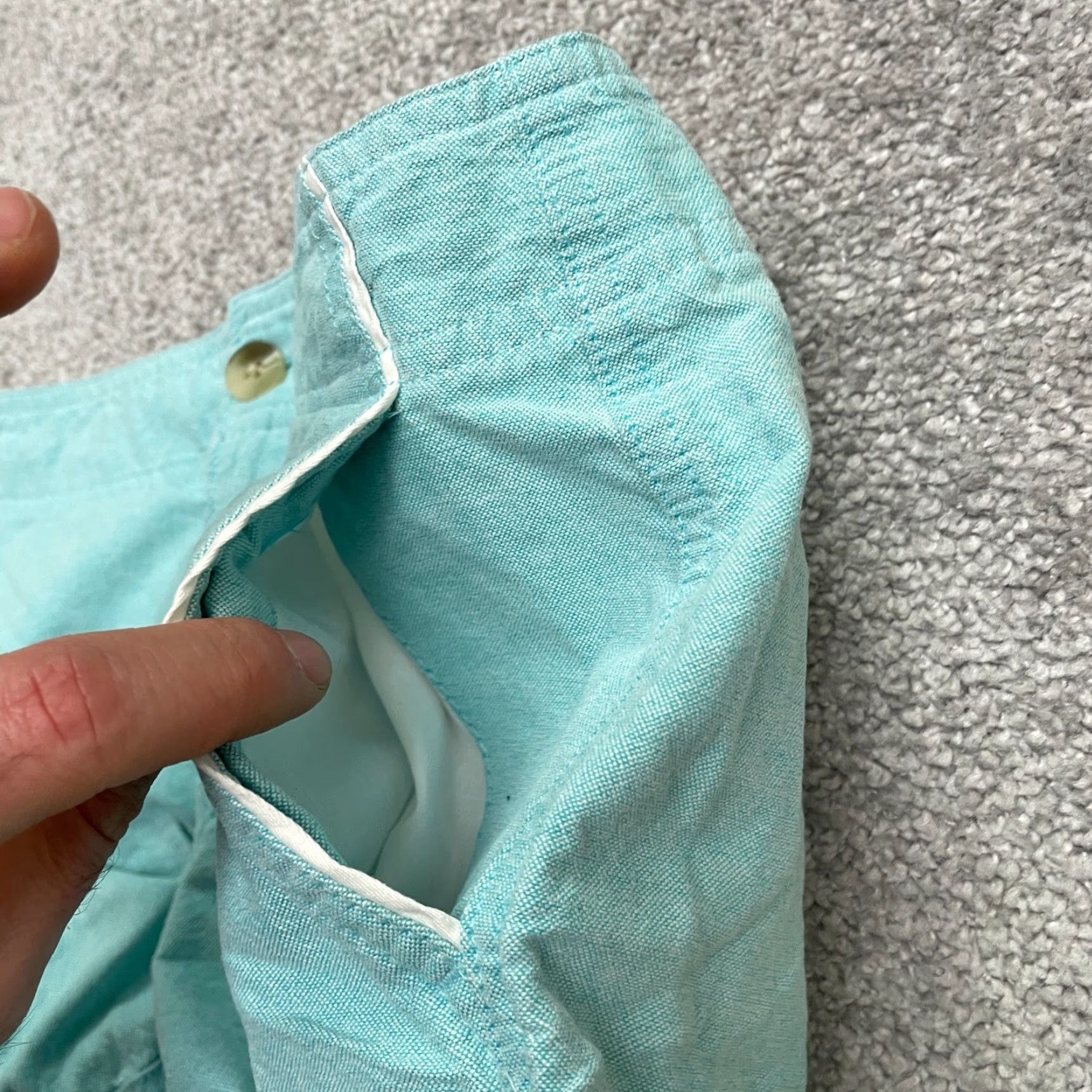 Vintage Columbia Bermuda Shorts Womens 4 Blue Mid Rise Casual Cotton PFG Fish Outdoor 30x4 Shorts Womens/N/A Size 27" / US 4 / IT 40 - 3 Thumbnail