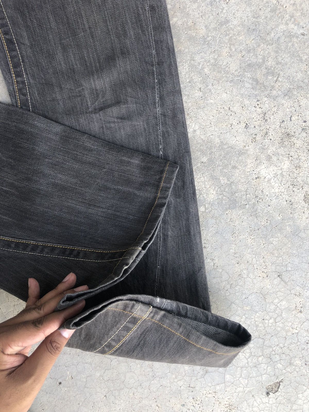 Japanese Brand Japanese Grancasa Flared Jeans Distressed Jeans Size US 31 - 13 Thumbnail