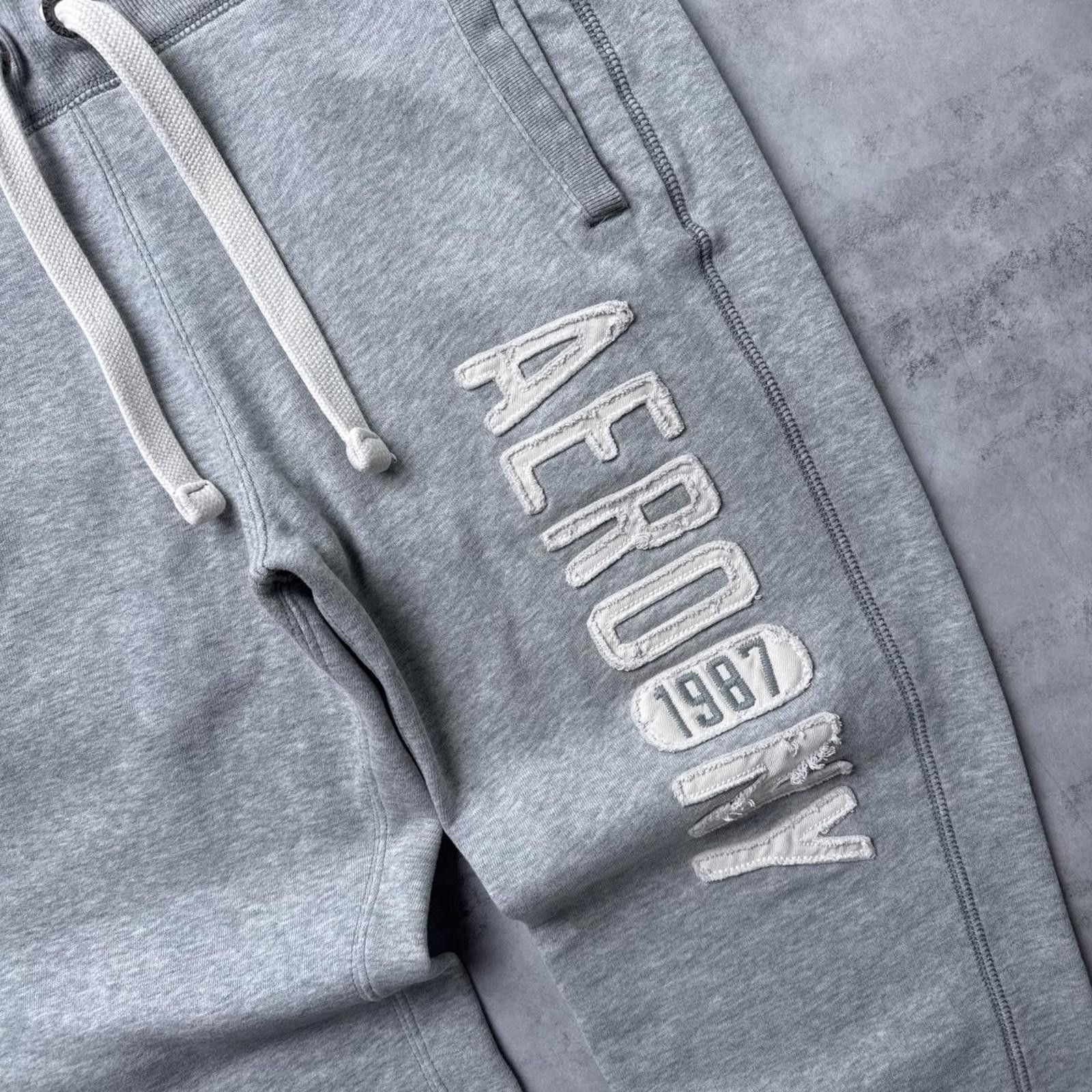 Aeropostale Y2K Aeropostale 00s Gray Sweatpants Size 28" / US 6 / IT 42 - 2 Thumbnail
