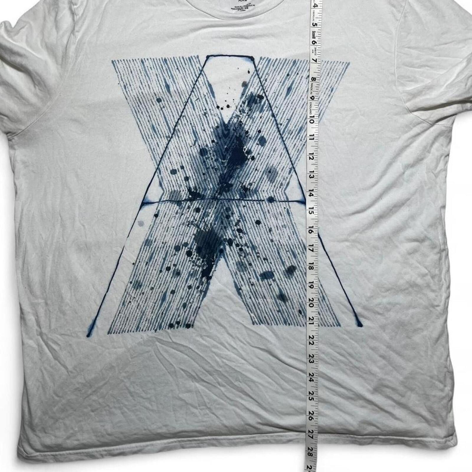 Armani Exchange Armani Exchange Paint Splatter Graphic Logo T-Shirt Size XXL Size US XXL / EU 58 / 5 - 6 Thumbnail