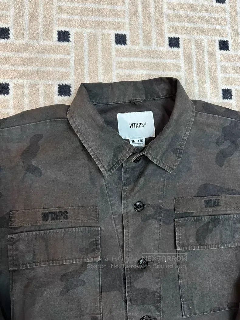 Wtaps Wtaps Dark Camo Washed Four-pocket Shirt Size US M / EU 48-50 / 2 - 2 Thumbnail