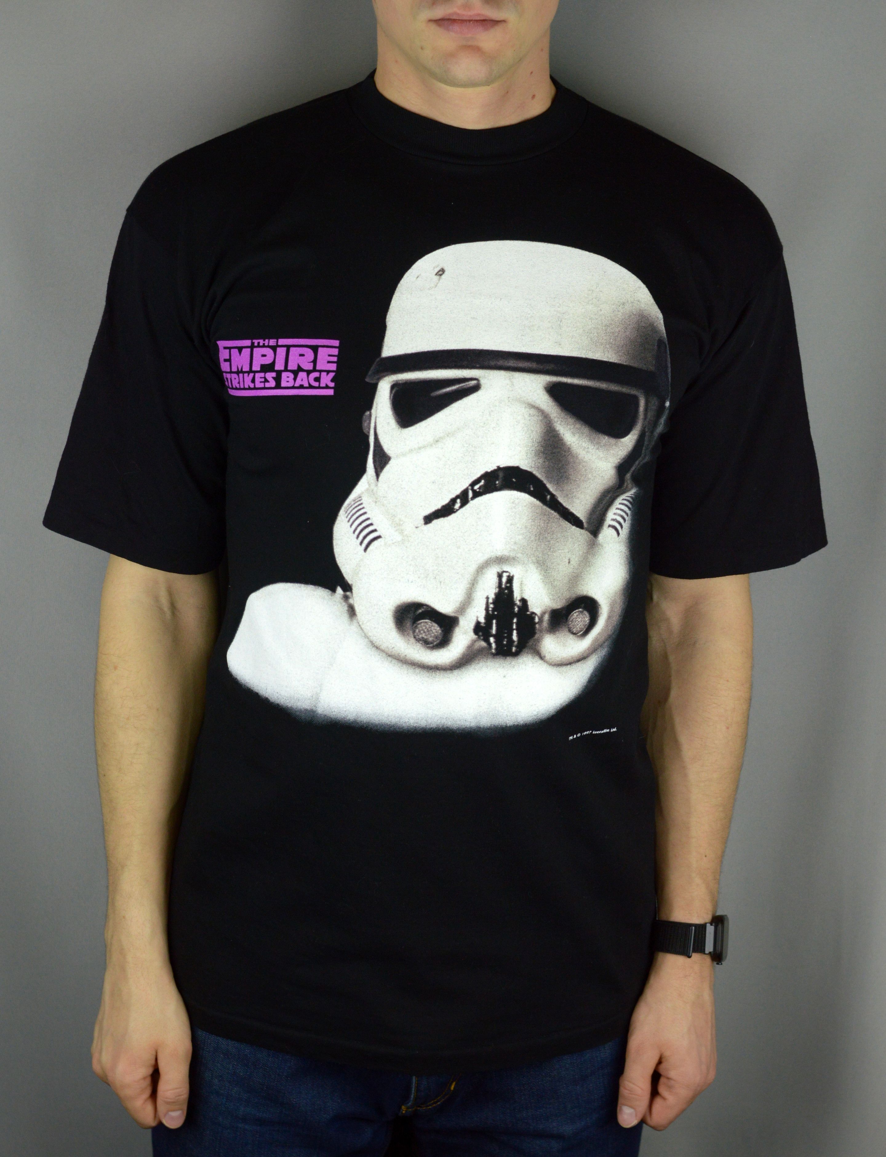 Star Wars × Vintage Vintage Star Wars Empire Strikes Back 1997 t shirt Size US L / EU 52-54 / 3 - 1 Thumbnail