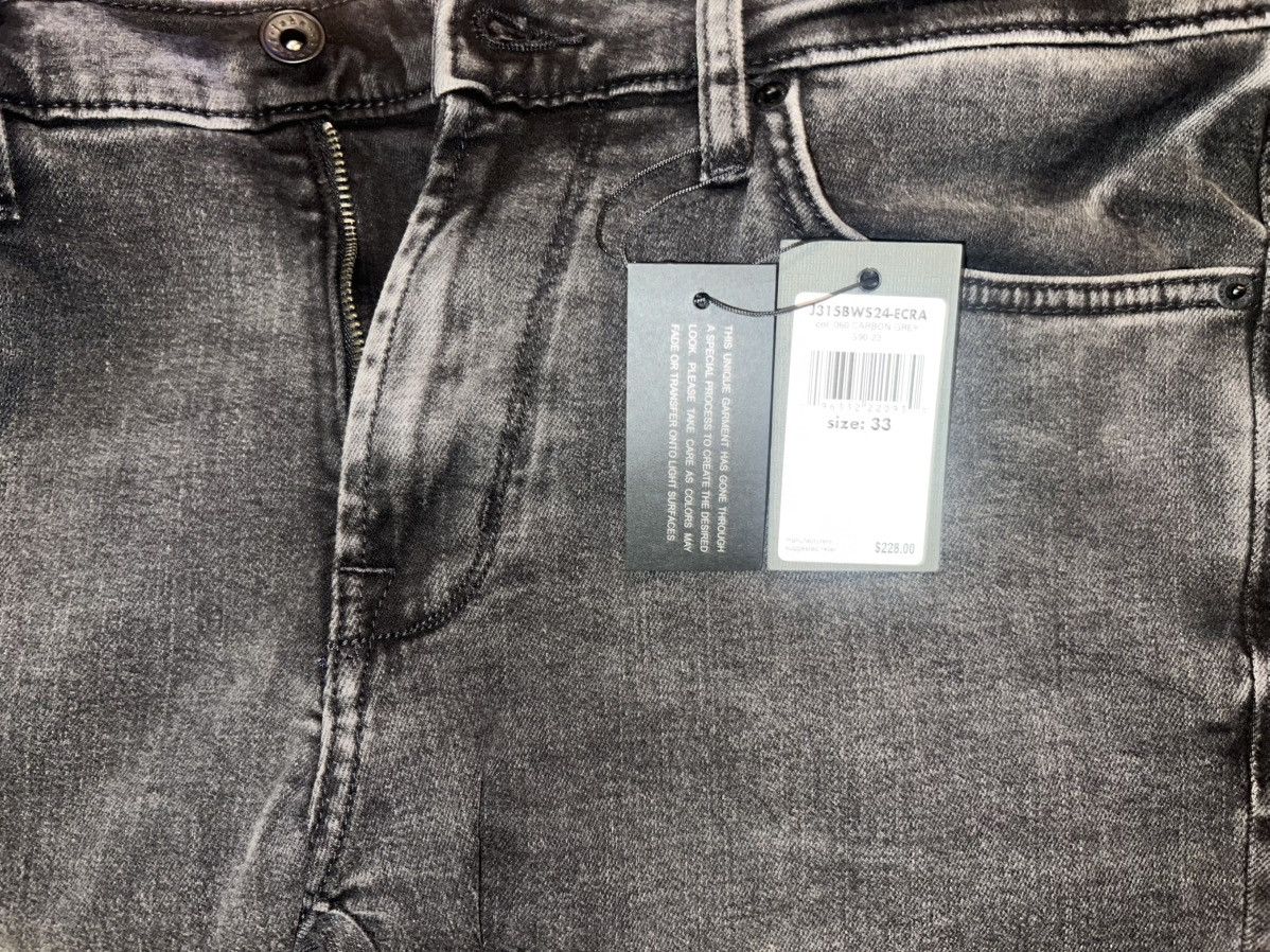 John Varvatos Wight Skinny Straight Jeans (Grey/Black)