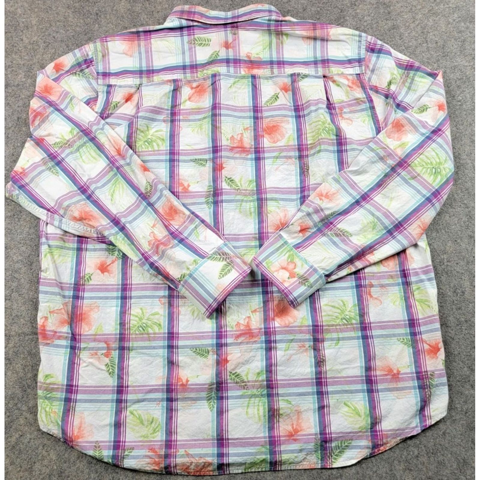 Tommy Bahama Tommy Bahama Shirt Mens XL Floral Long Sleeve Button Up Beach Tropical Size US XL / EU 56 / 4 - 5 Thumbnail