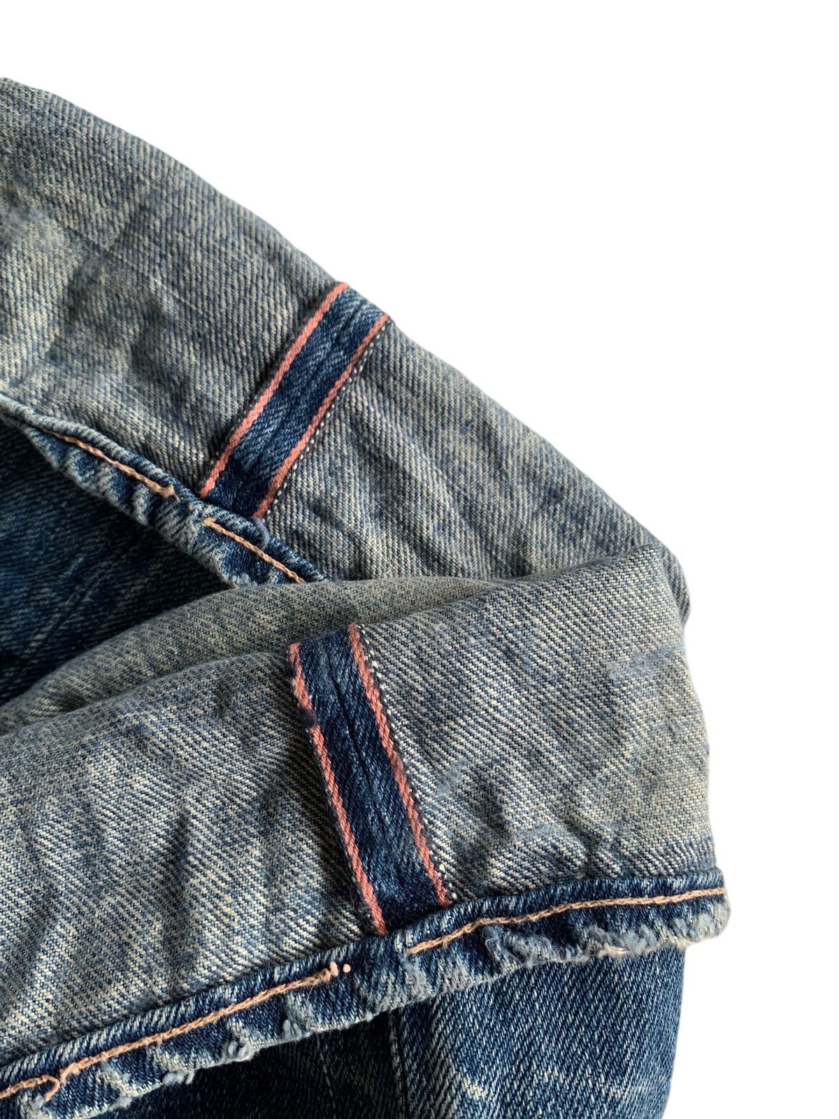 Japanese Brand × Vintage Omnigod Damage Rare Selvedge Distressed Denim☠️ Size US 32 / EU 48 - 7 Thumbnail