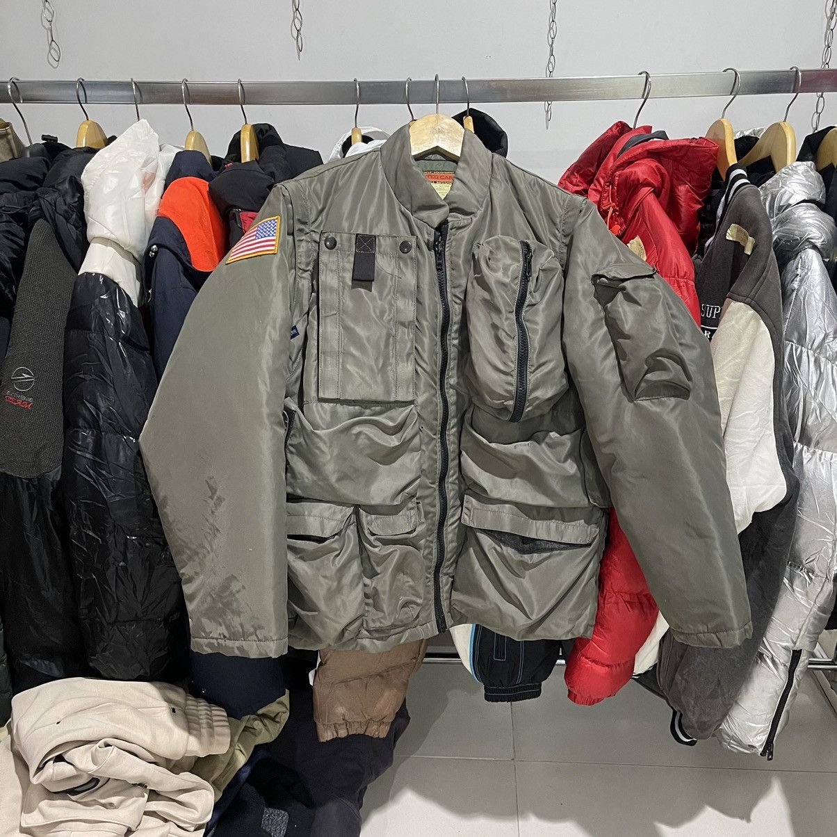 Alpha Industries × Buzz Rickson's RARE‼️ BUZZ RICKSON'S UTILITY JACKET MULTIPOCKET MILITARY Size US L / EU 52-54 / 3 - 1 Thumbnail