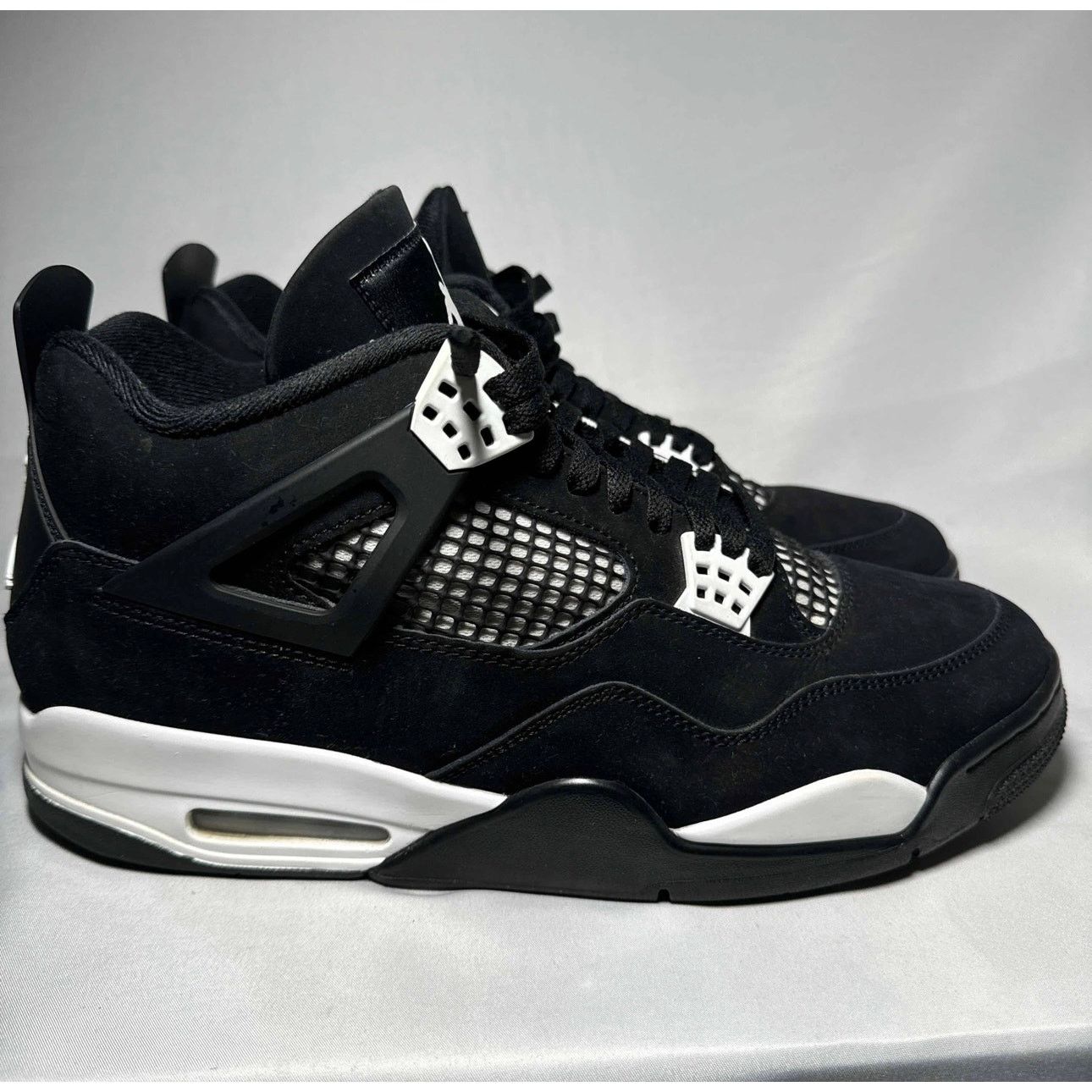 Jordan Brand × Nike Size 12 - Nike Air Jordan 4 Retro White Thunder Men's Shoes Size US 12 / EU 45 - 1 Thumbnail
