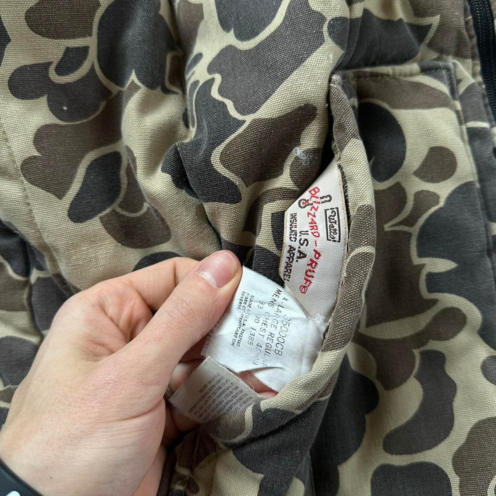 Vintage Vintage 70s 80s Camo Reversible Walls Blizzard Hunting Vest Size US XL / EU 56 / 4 - 3 Thumbnail