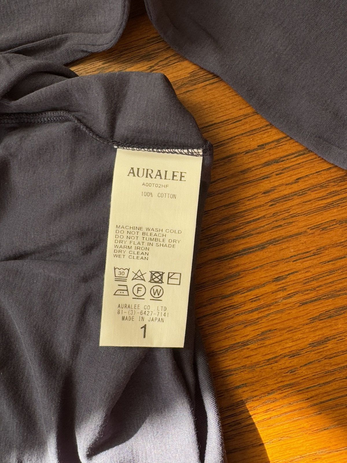 Auralee AuraLee Turtleneck Long sleeve Sheer rib High Gauge Tee Size M / US 6-8 / IT 42-44 - 6 Thumbnail