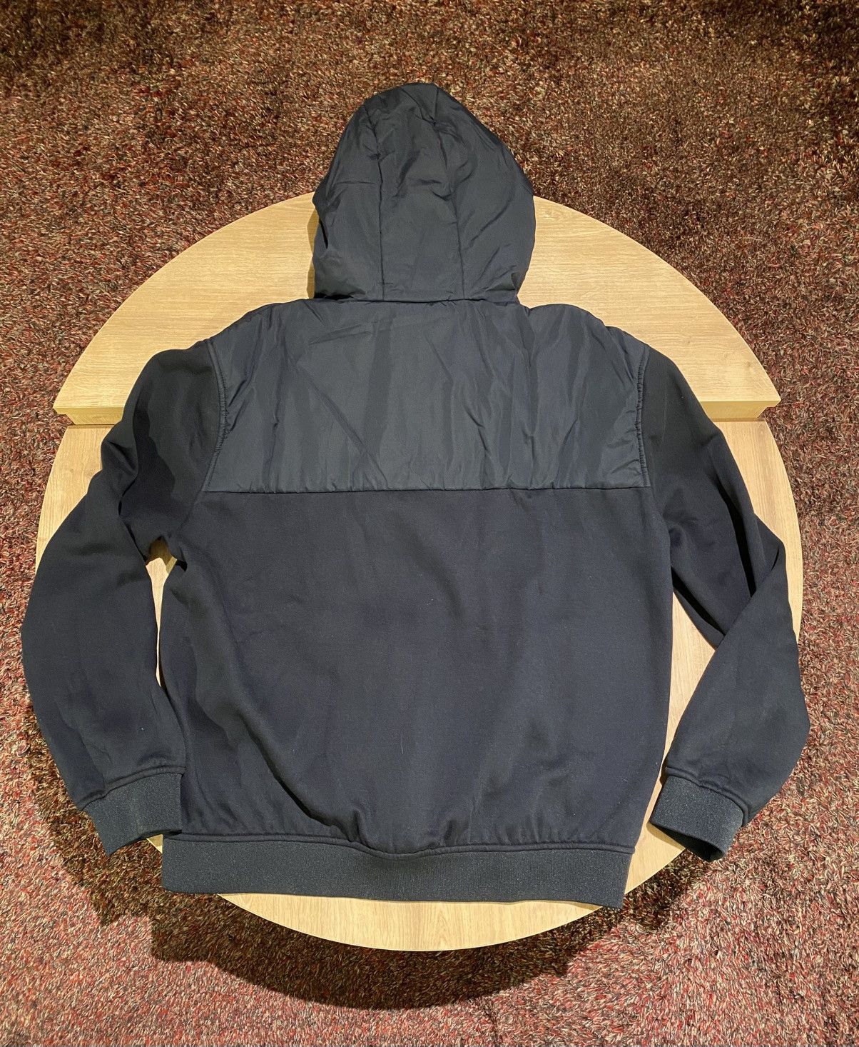 Zara ZARA Black Hybrid Puffer Hoodie Jacket Size US XXL / EU 58 / 5 - 7 Thumbnail