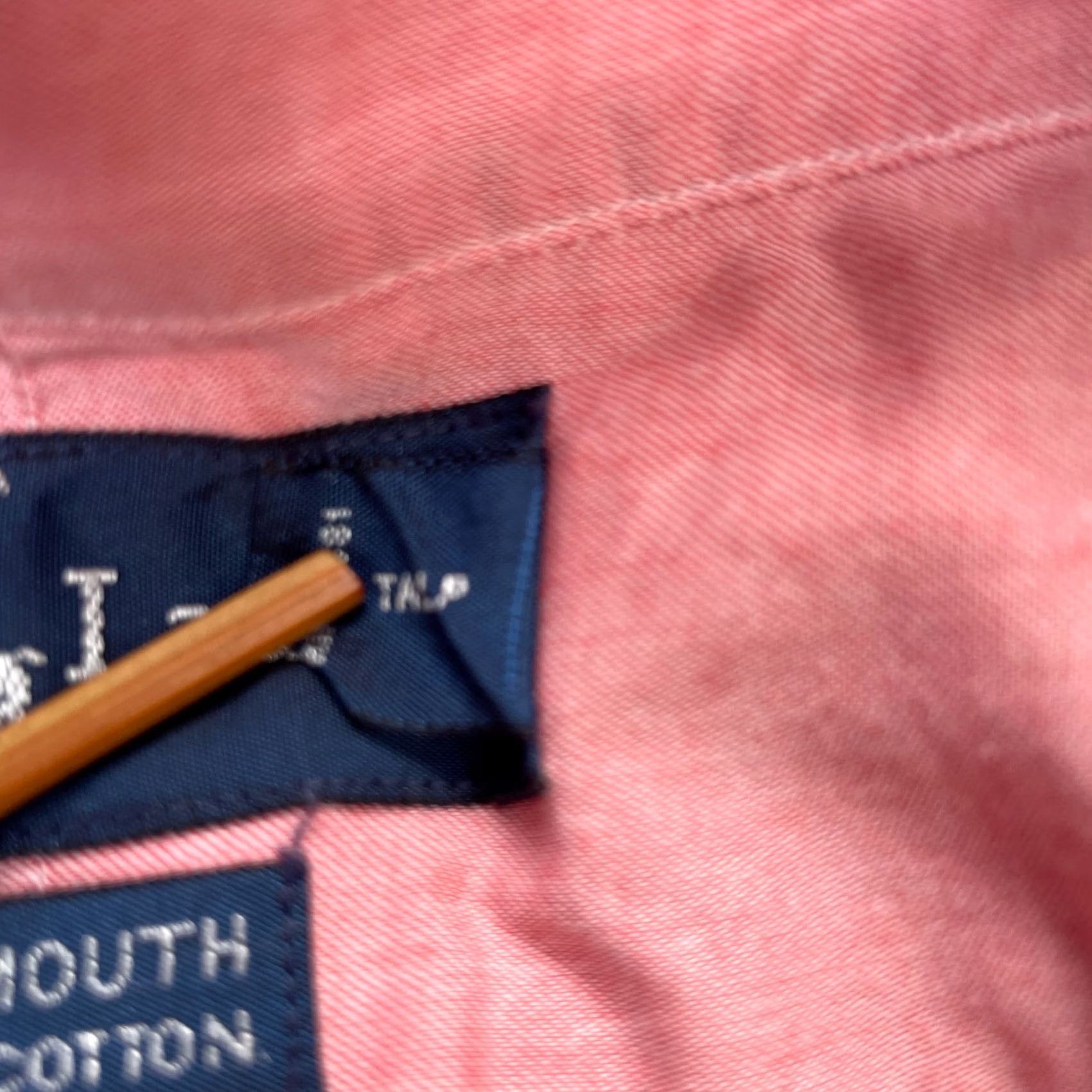 Ralph Lauren VINTAGE Ralph Lauren Shirt Mens Pink Dress Oxford Chambray Yarmouth Pony Logo 17 Size 46R - 5 Thumbnail