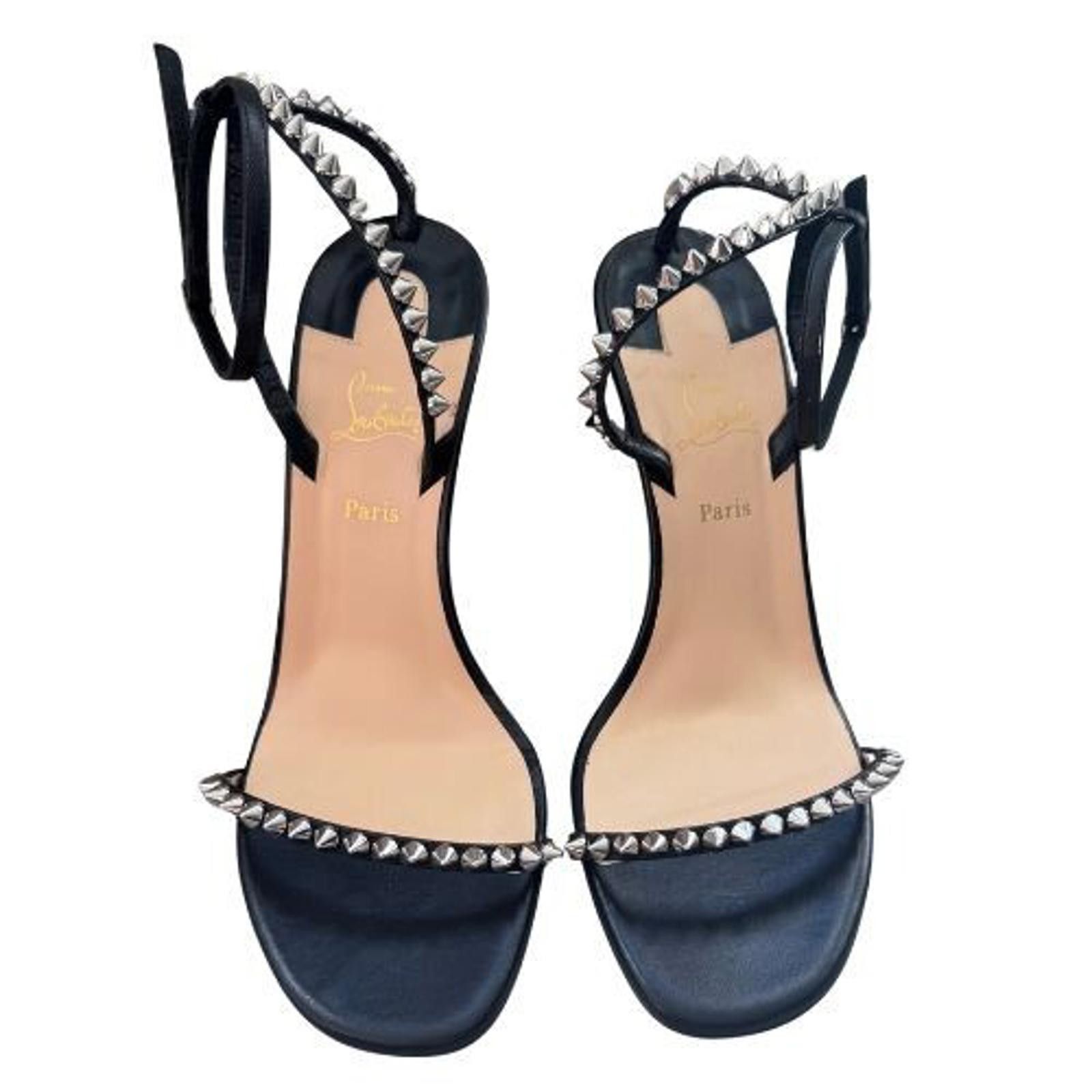 Christian Louboutin Christian Louboutin So Me 100mm Strappy Sandals – Size 37.5 Size US 7.5 / IT 37.5 - 1 Thumbnail