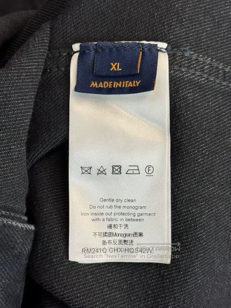 Louis Vuitton Louis Vuitton Embossed logo denim jacket Size US XL / EU 56 / 4 - 4 Thumbnail