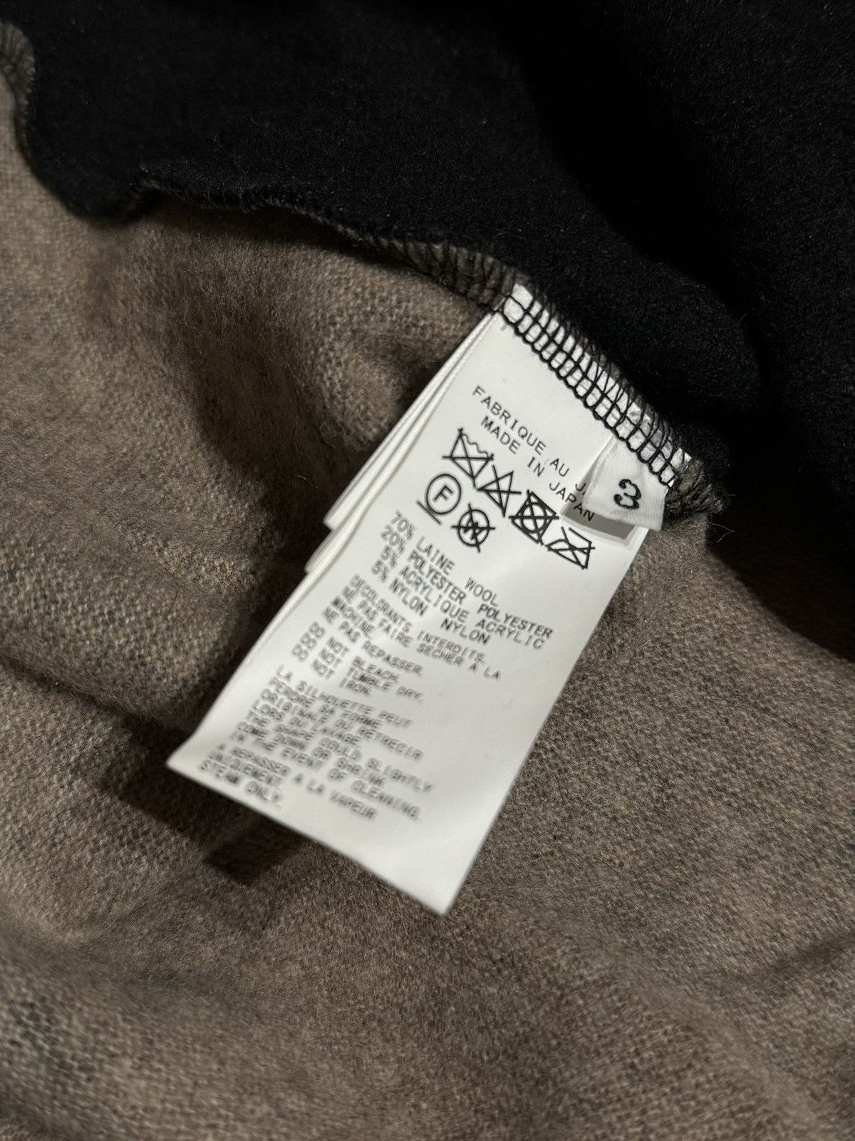 Yohji Yamamoto SS19 OVERSIZED POUR HOMME KNIT WOOL SWEATER CREWNECK YOHJI Size US L / EU 52-54 / 3 - 8 Thumbnail