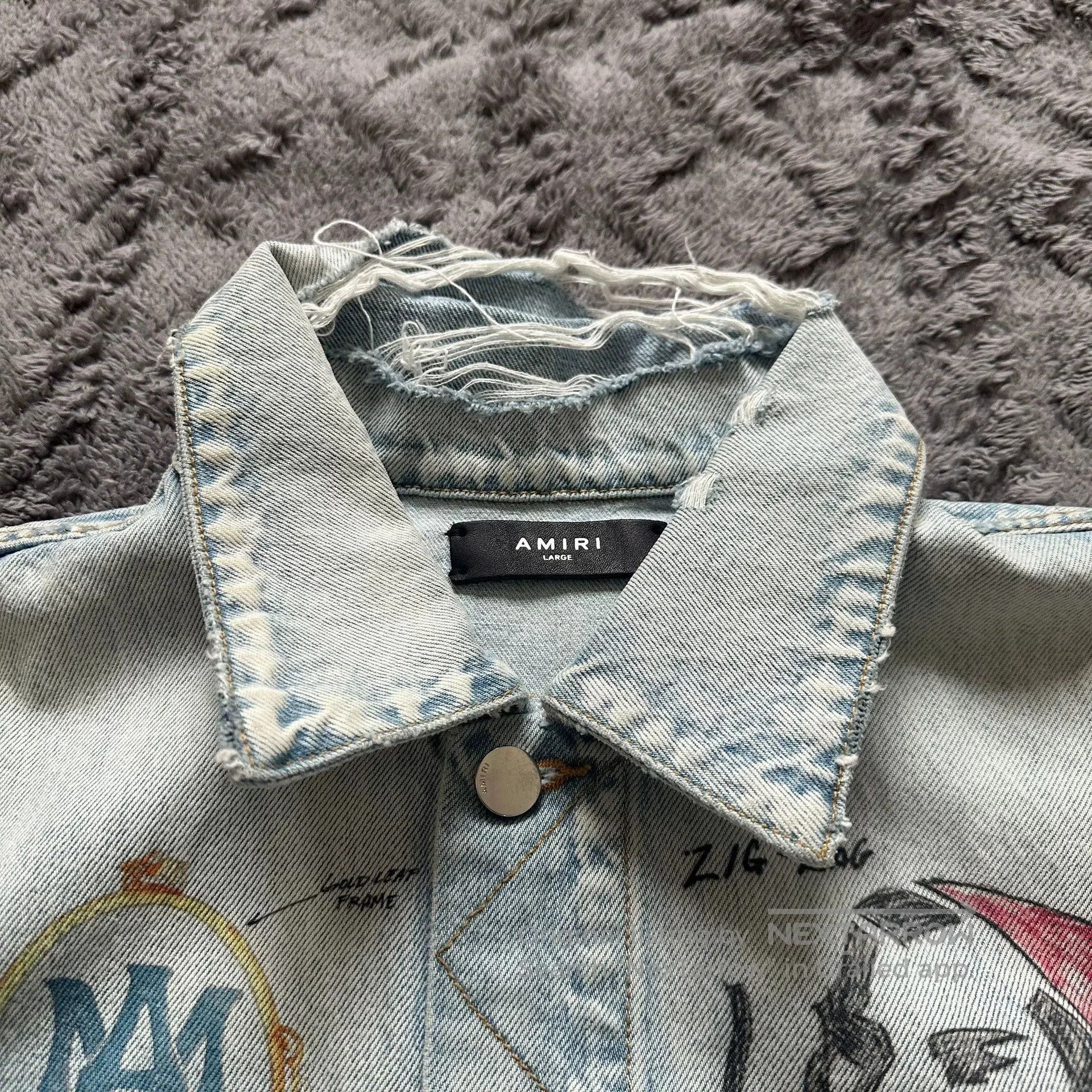 Amiri Amiri Artist Edition Graffiti Denim Jacket. Size US L / EU 52-54 / 3 - 3 Thumbnail