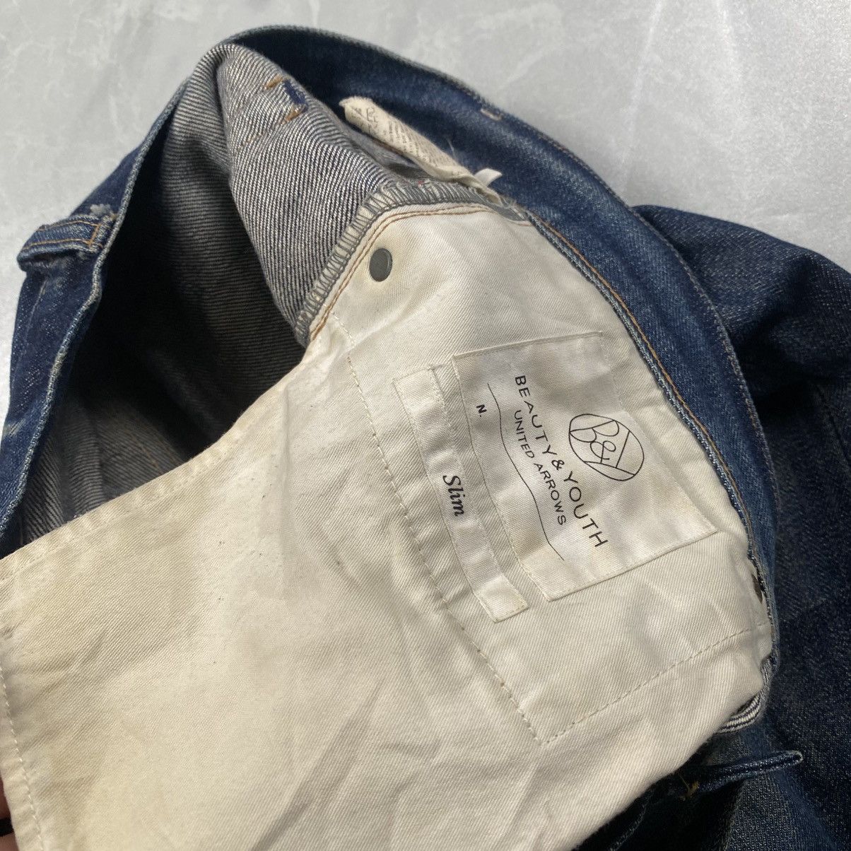 BEAUTY&YOUTH Vintage Beauty&Youth Japan Mudwash Selvedge Denim Size US 35 - 12 Thumbnail